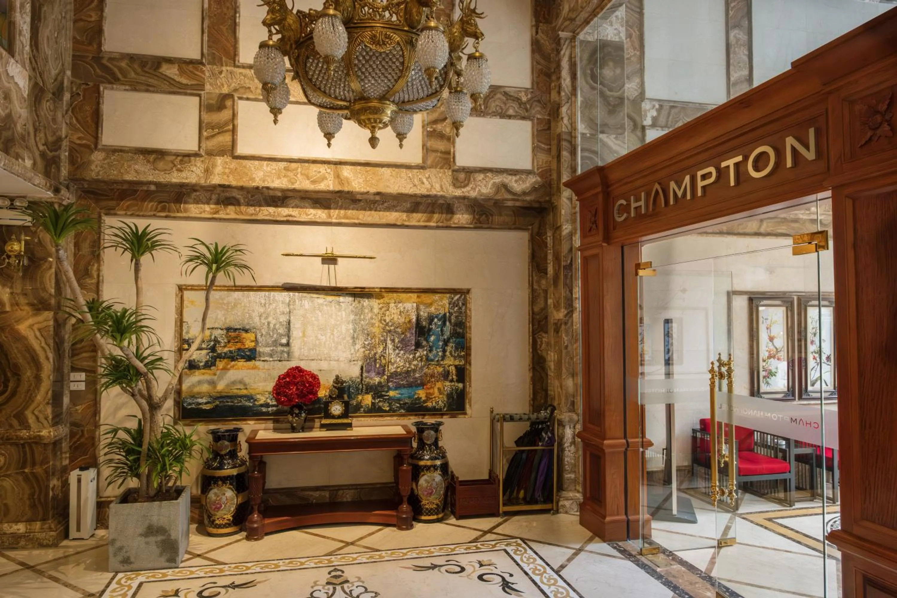 Lobby or reception in Champton Hanoi Hotel