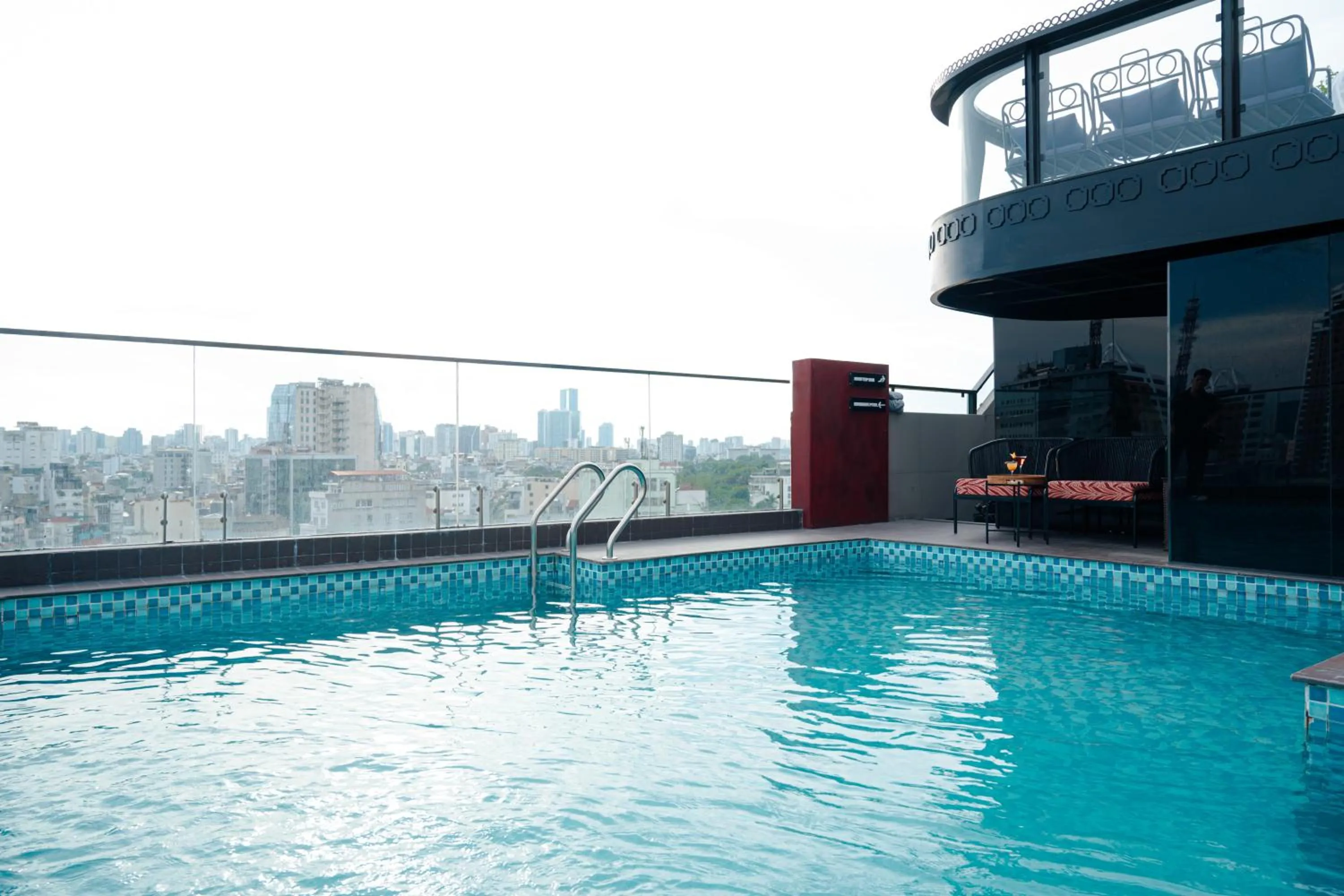 Swimming pool in Champton Hanoi Hotel