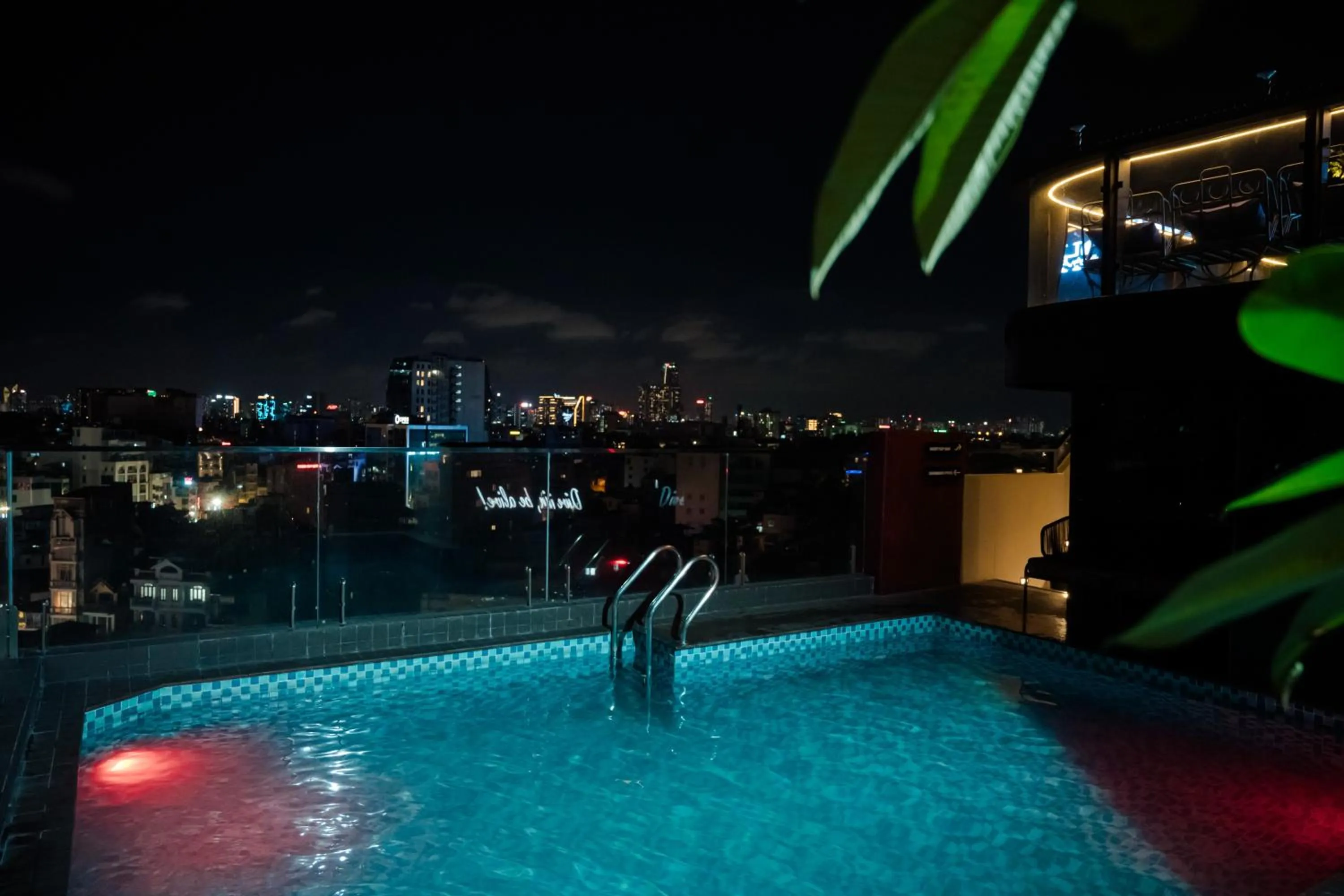 Swimming pool in Champton Hanoi Hotel