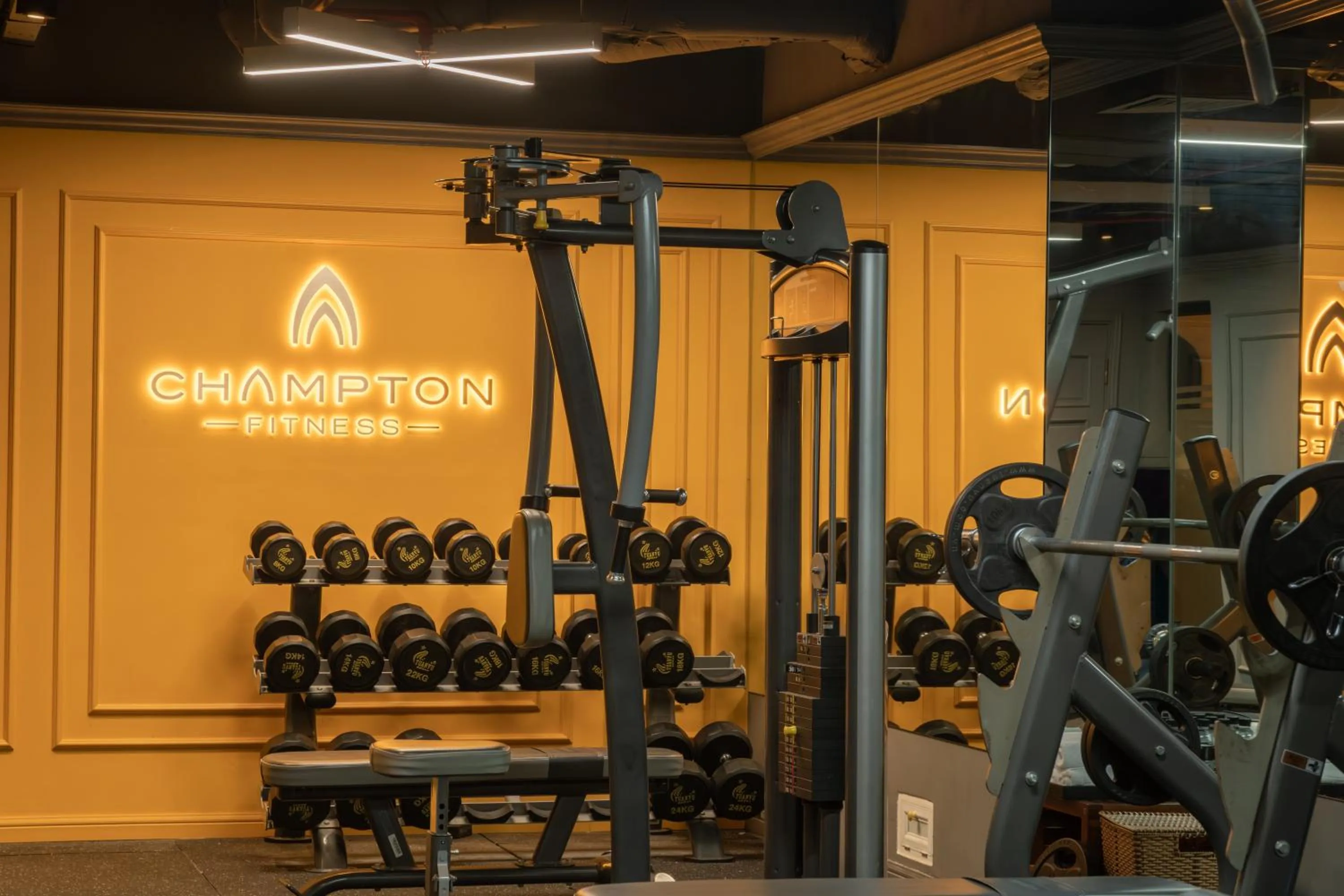 Fitness centre/facilities in Champton Hanoi Hotel