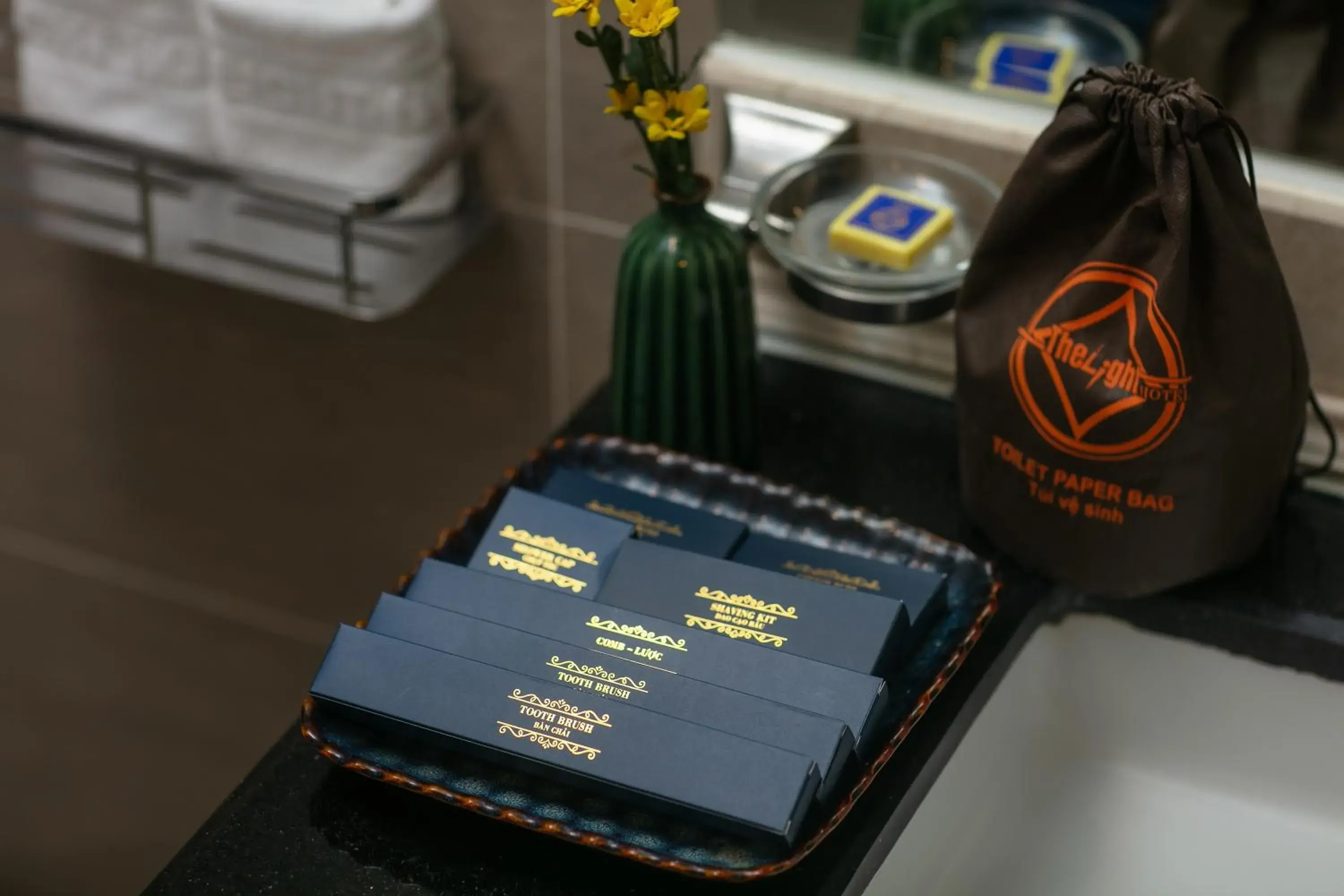 Bathroom in The Light Hotel Bathroom in The Light Hotel