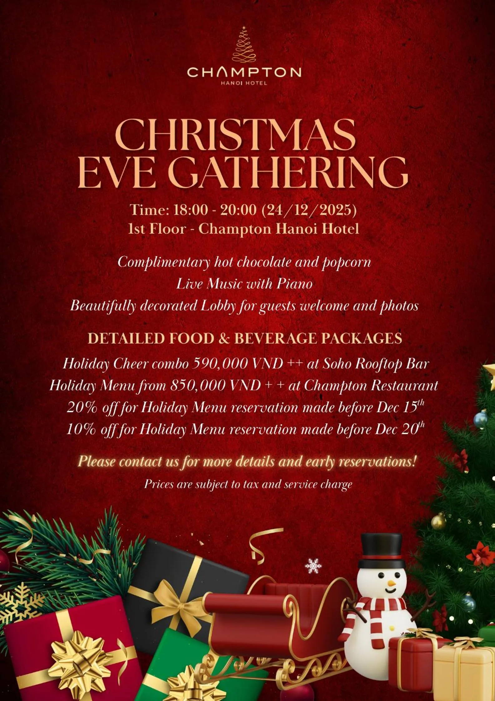 Restaurant/places to eat in Champton Hanoi Hotel