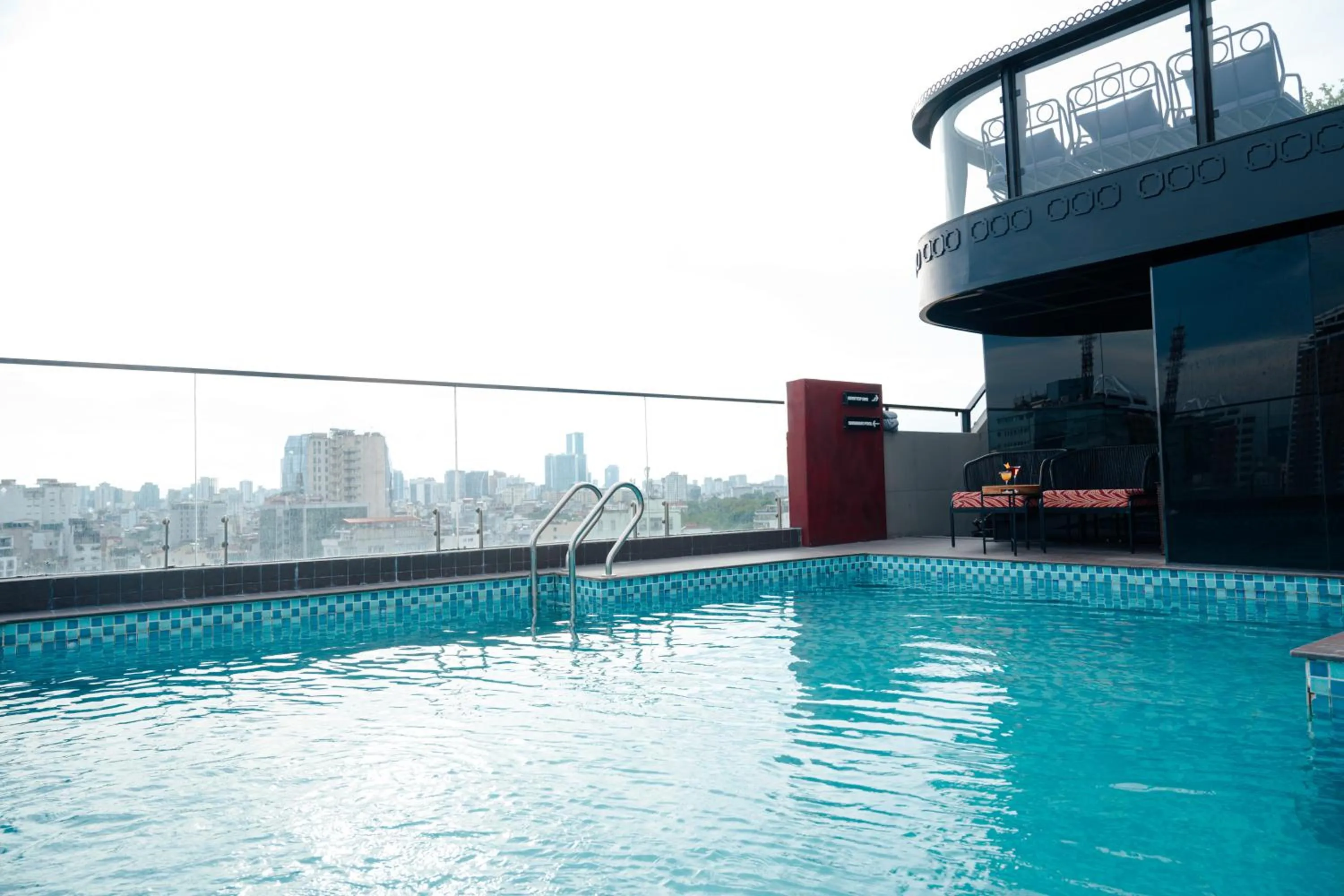 Swimming pool in Champton Hanoi Hotel