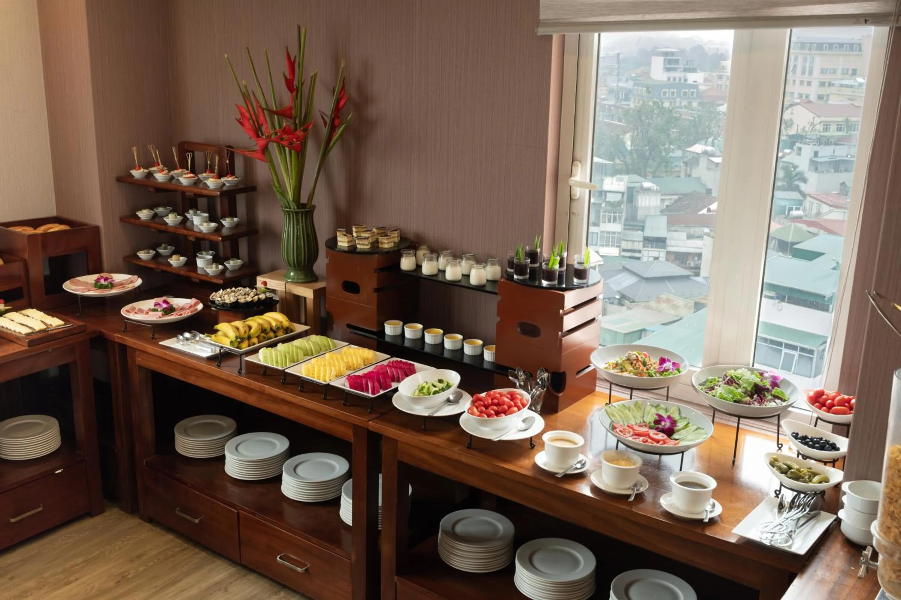 Continental breakfast in Champton Hanoi Hotel