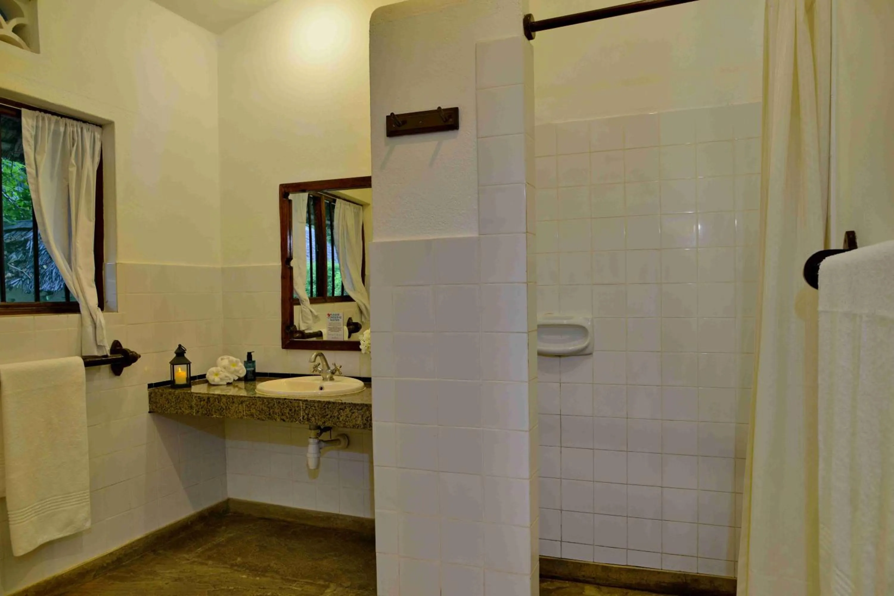 Shower in Mnarani Beach Club