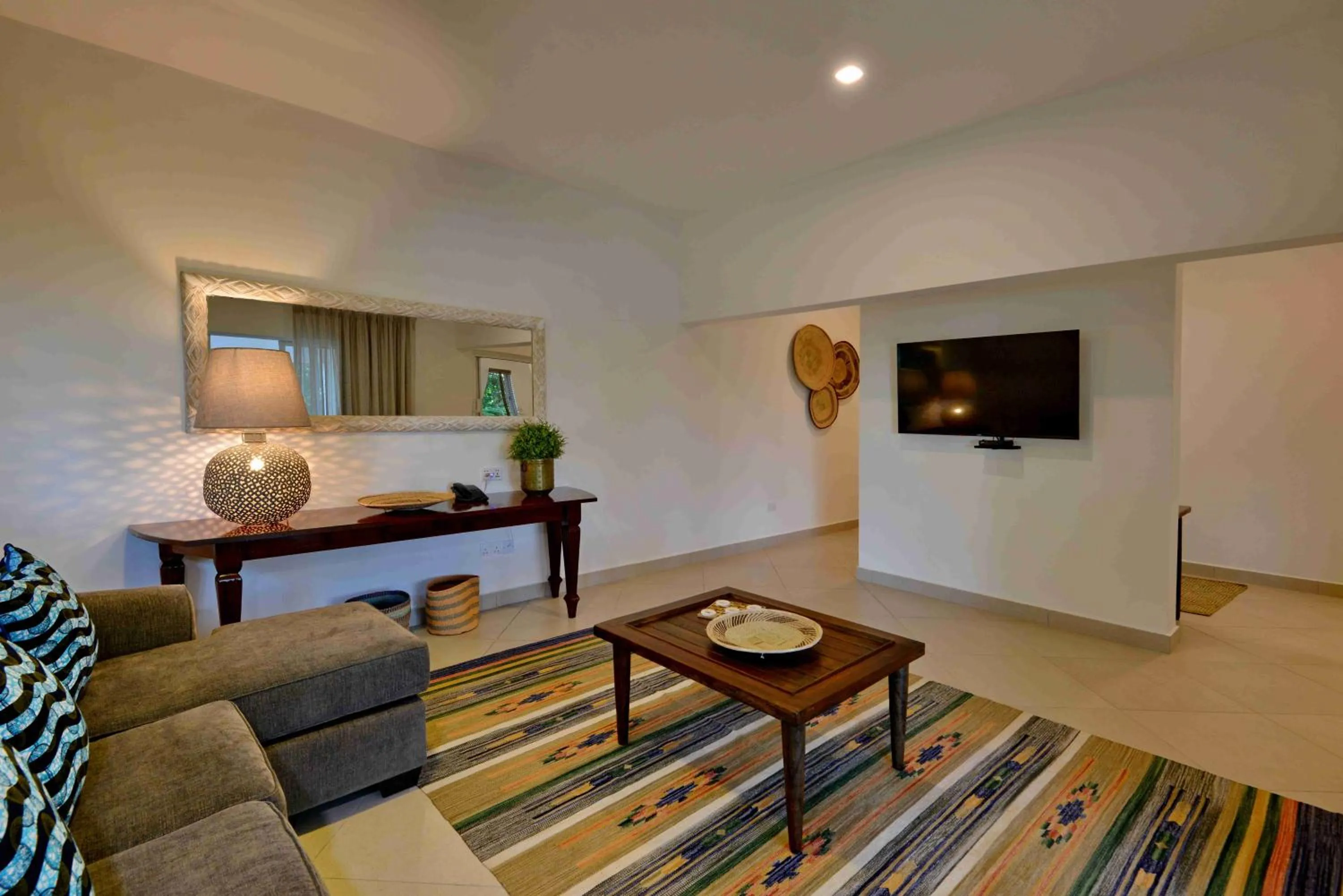 Seating area in Mnarani Beach Club