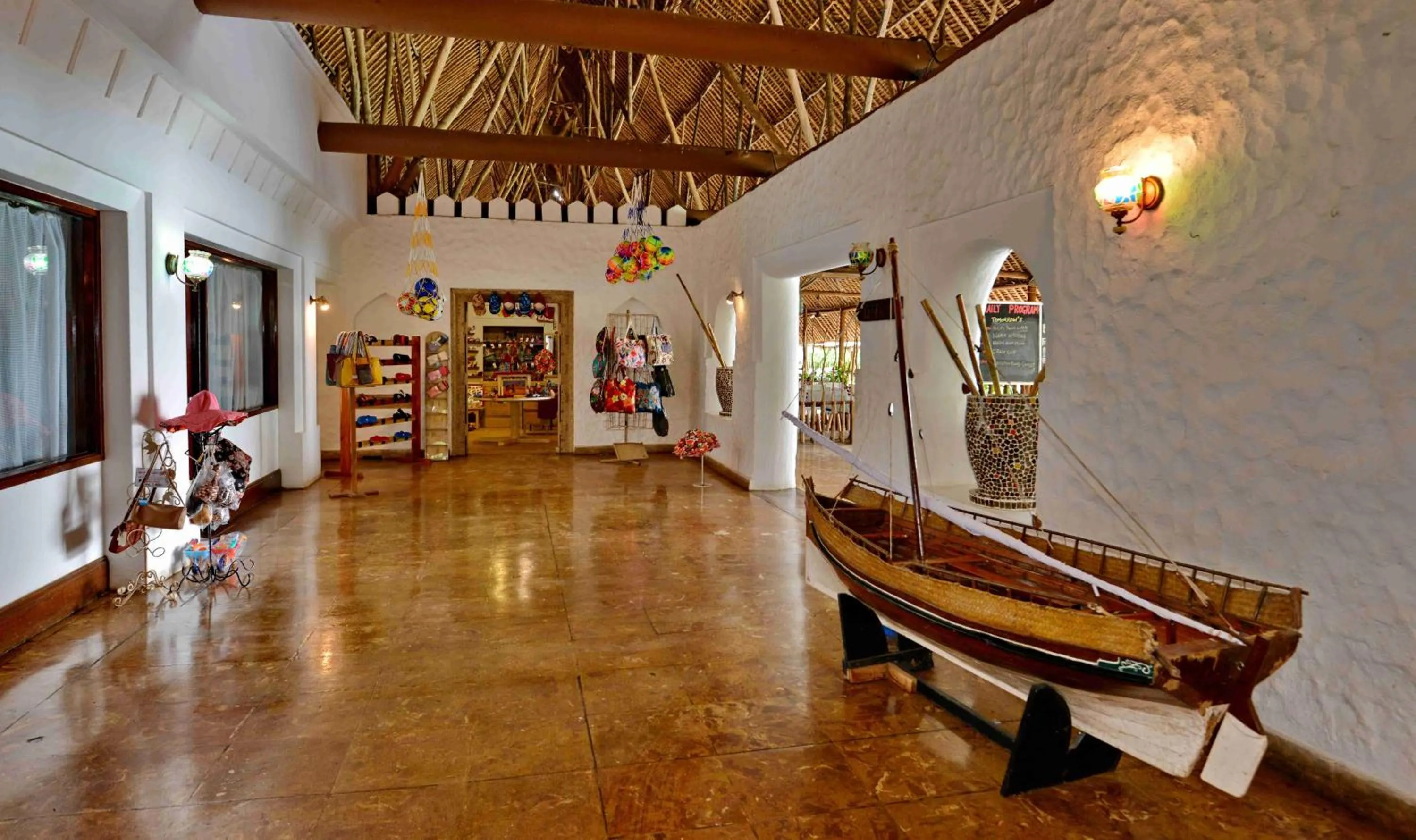 On-site shops in Mnarani Beach Club