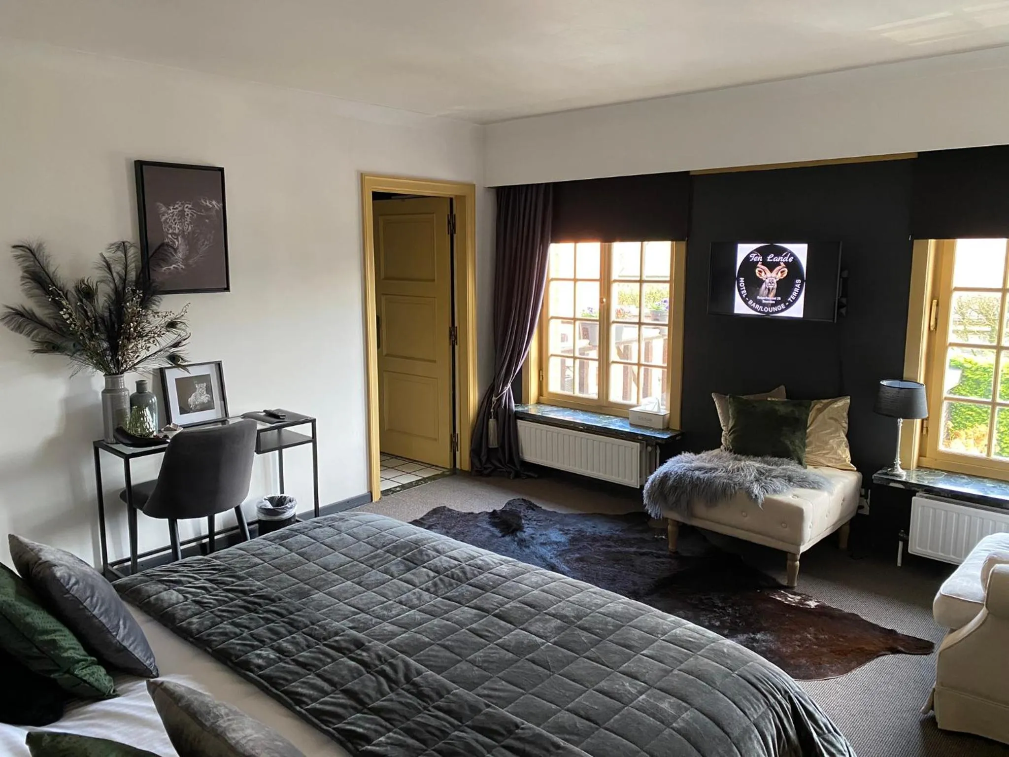 Bed in Hotel Ten Lande