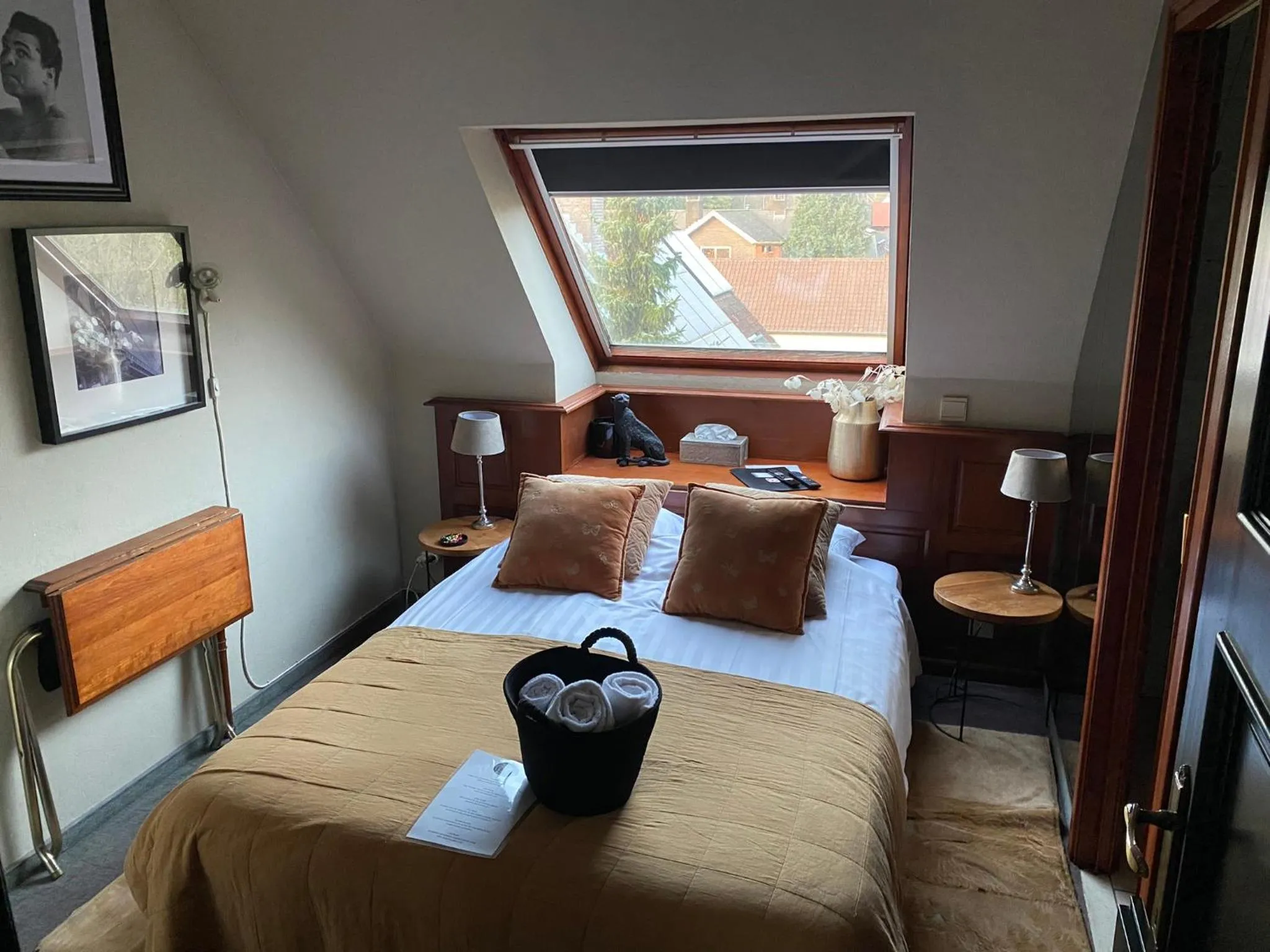 Bed in Hotel Ten Lande