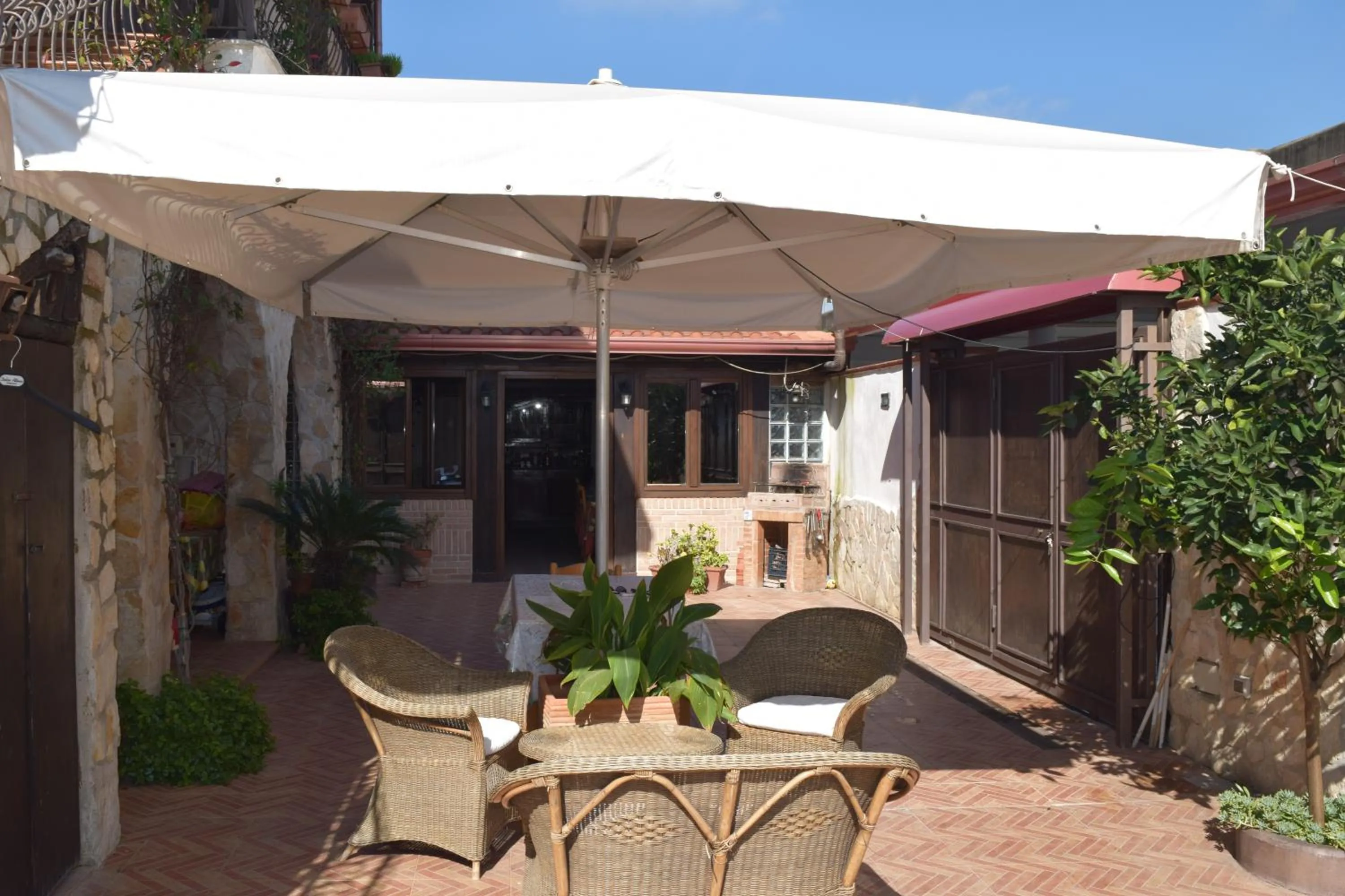 Garden in Bed &Breakfast Pinetamare