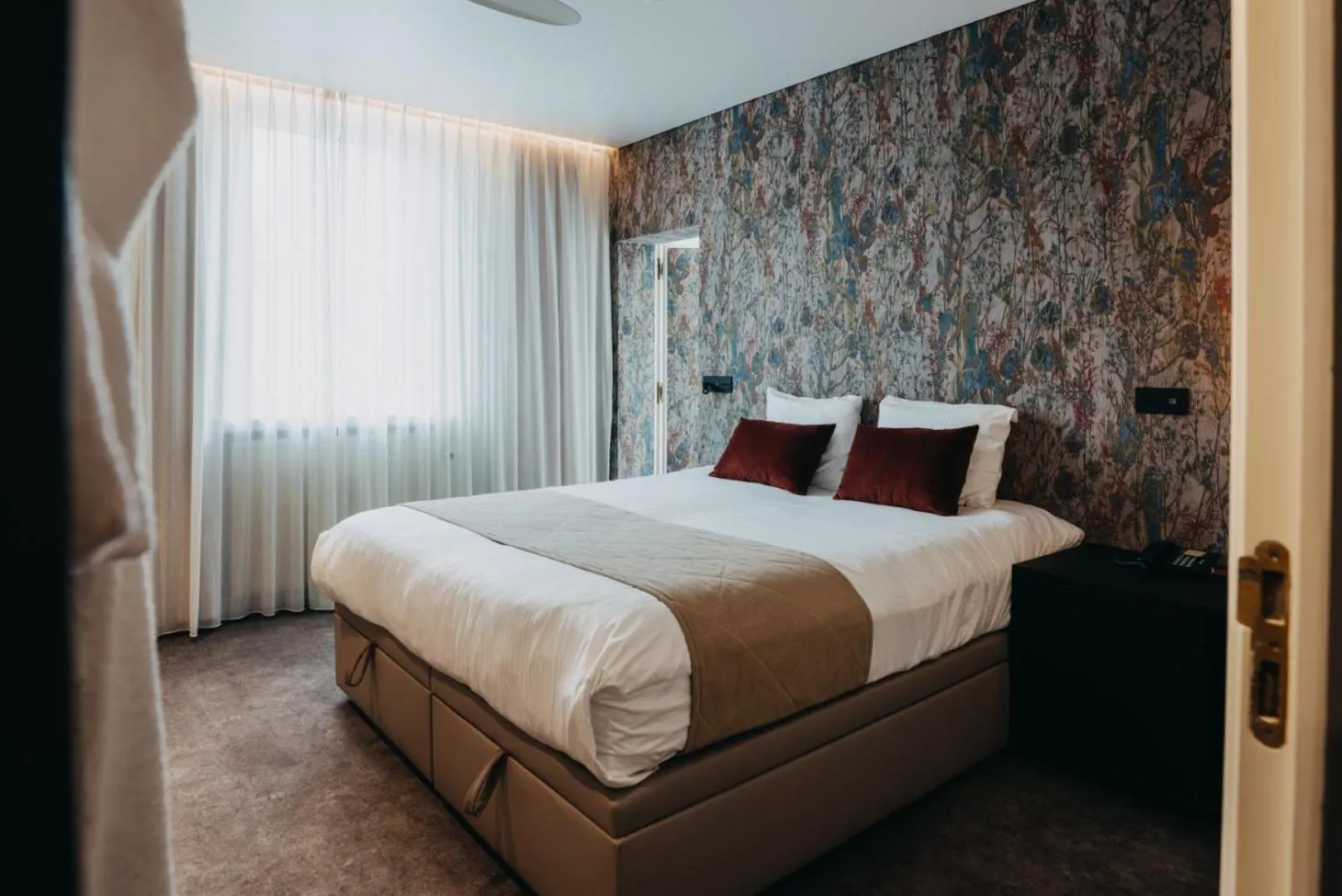 Bedroom, Bed in Hotel Astoria Gent