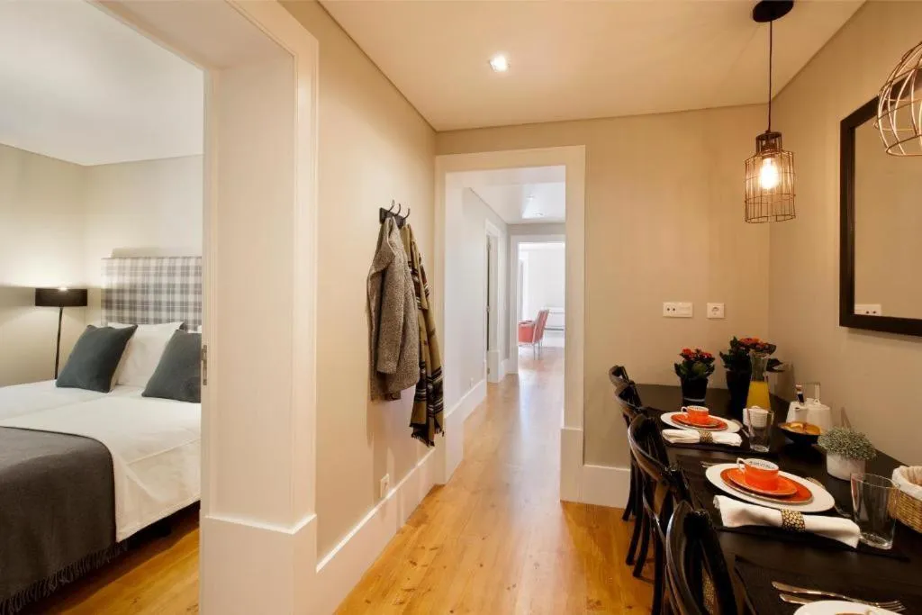 Seating area, Bed in Lisbon Five Stars Apartments Bica