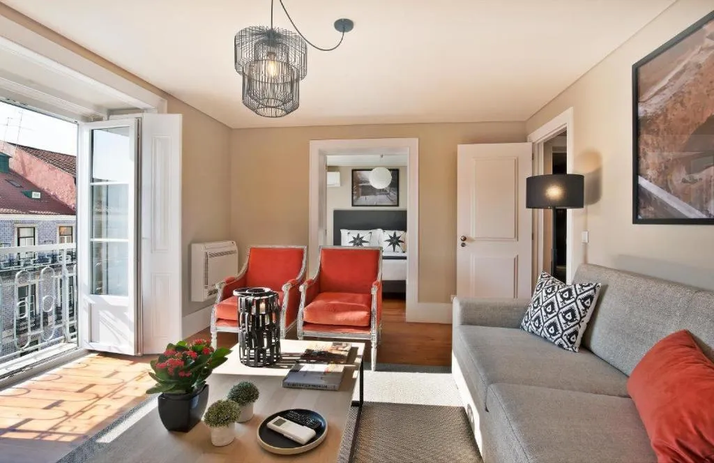 Seating area in Lisbon Five Stars Apartments Bica