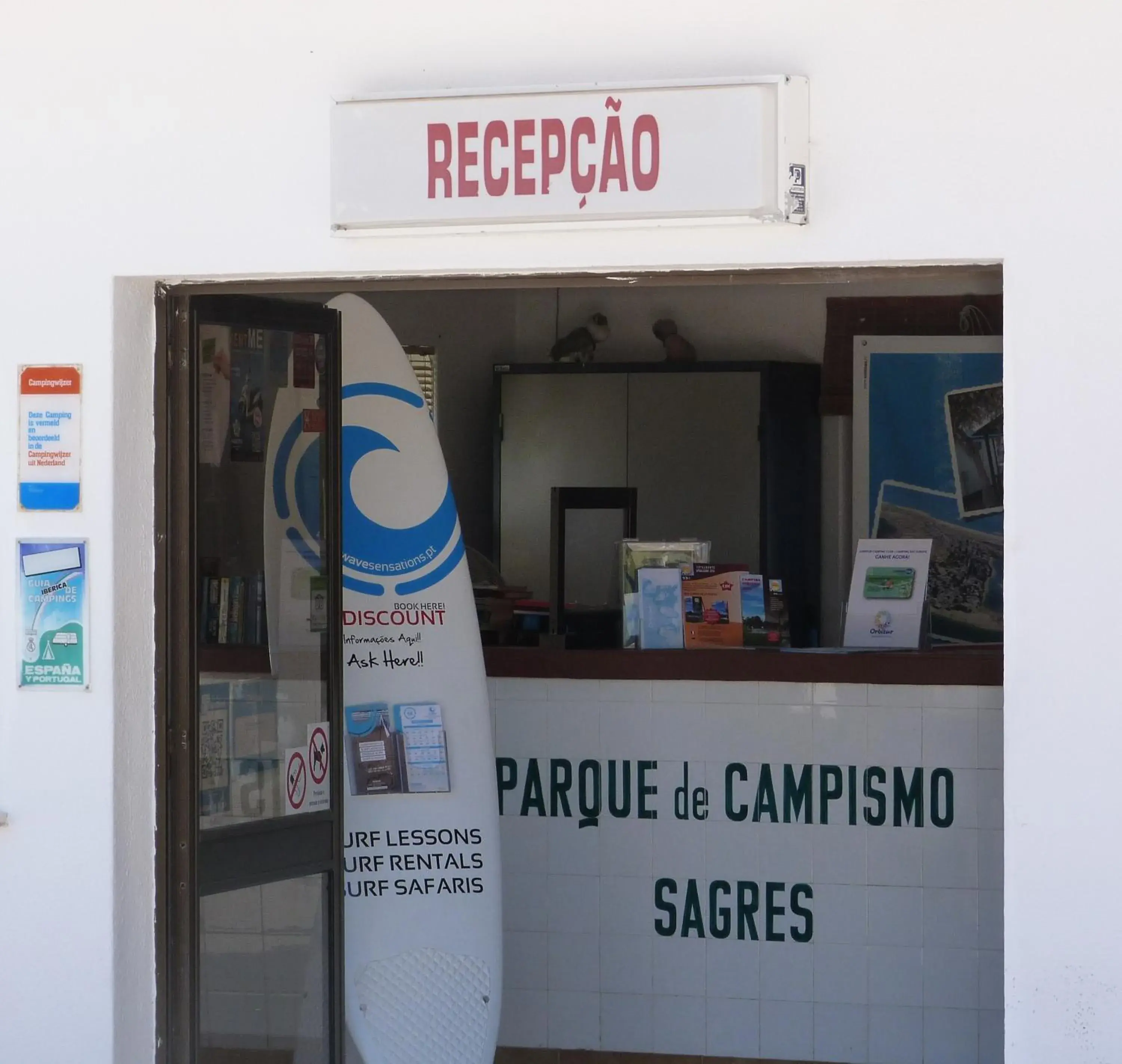 Lobby or reception in Parque de Campismo Orbitur Sagres Lobby or reception in Parque de Campismo Orbitur Sagres