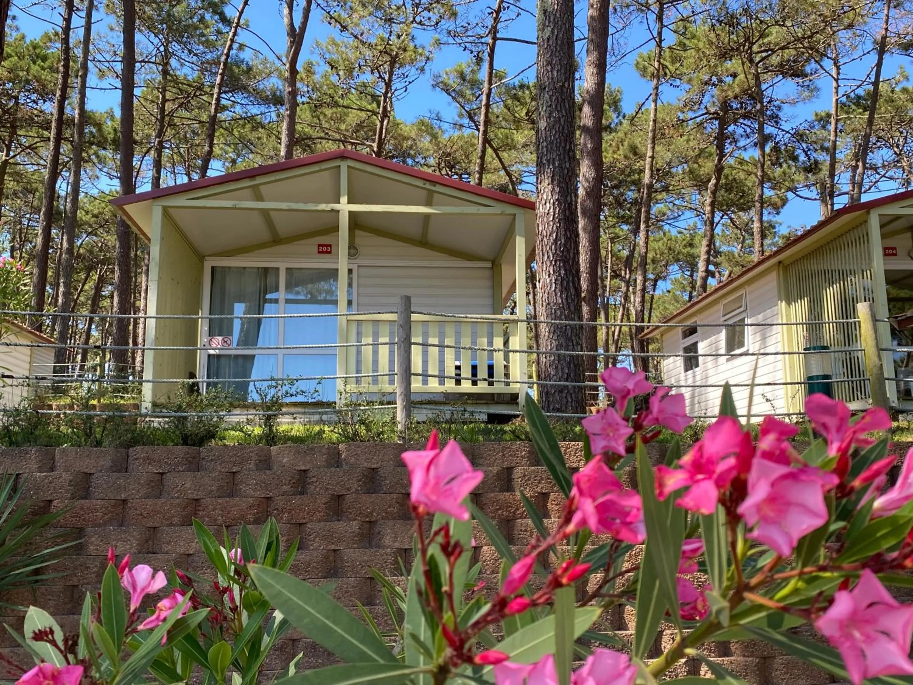 Balcony/Terrace in Parque de Campismo Orbitur Valado