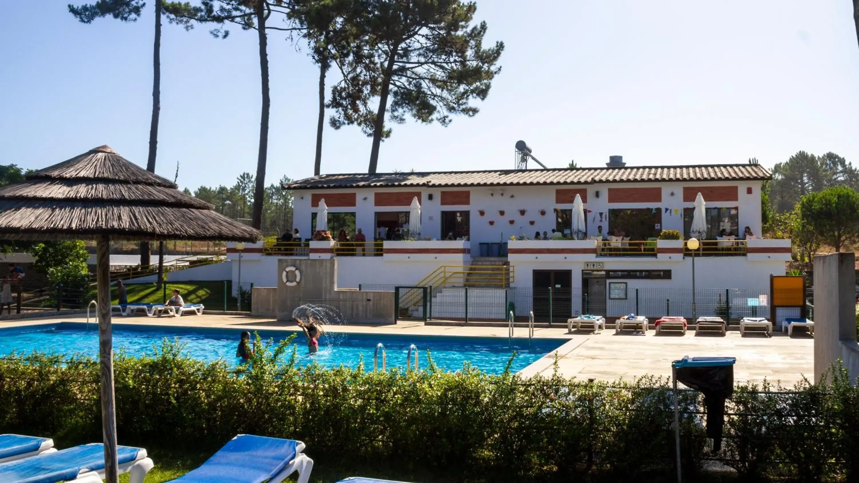 Swimming pool in Parque de Campismo Orbitur Valado Swimming pool in Parque de Campismo Orbitur Valado