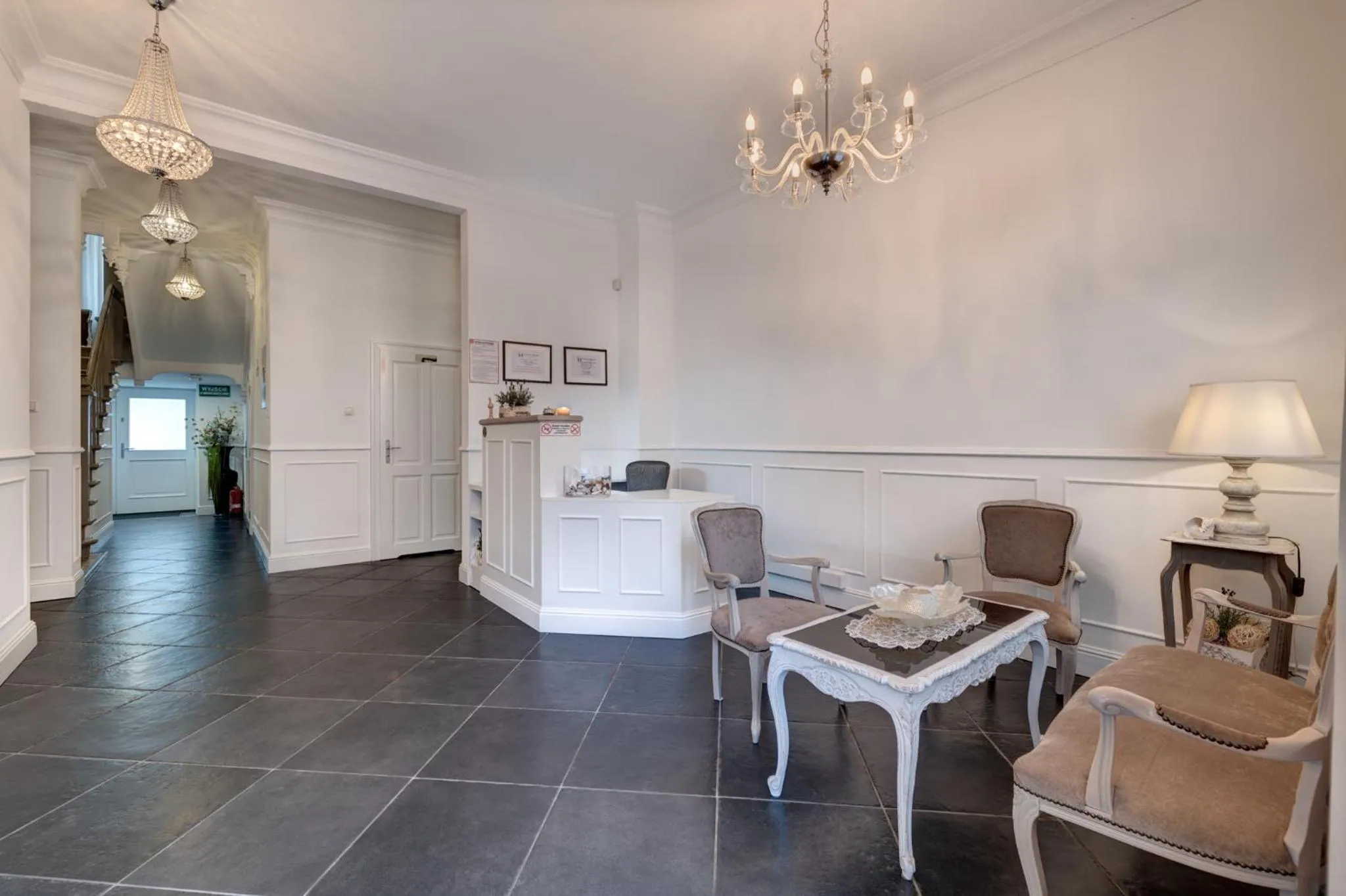 Lobby or reception in Dwie Wieże