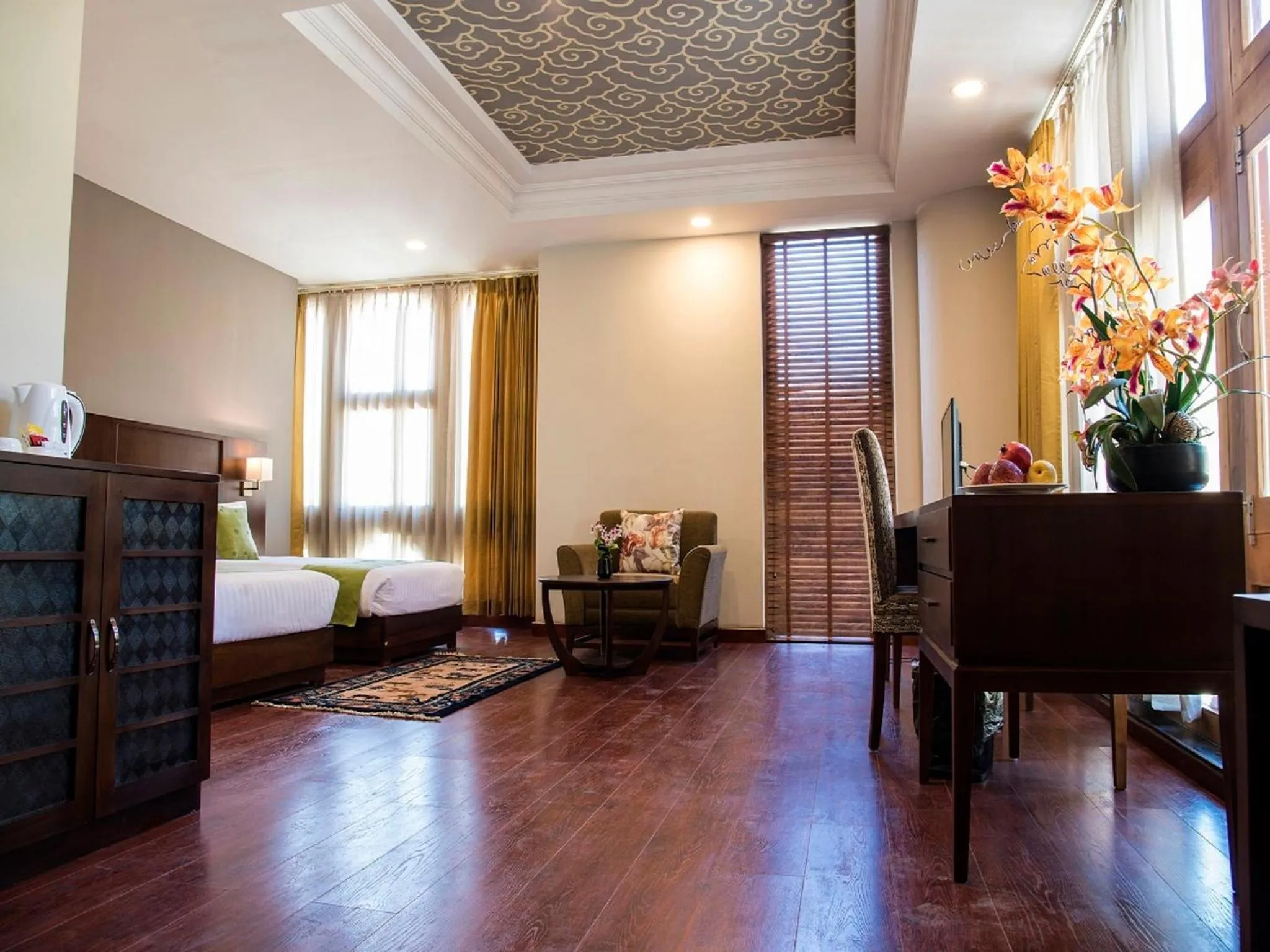 Bedroom, Bed in CityHotel, Thimphu