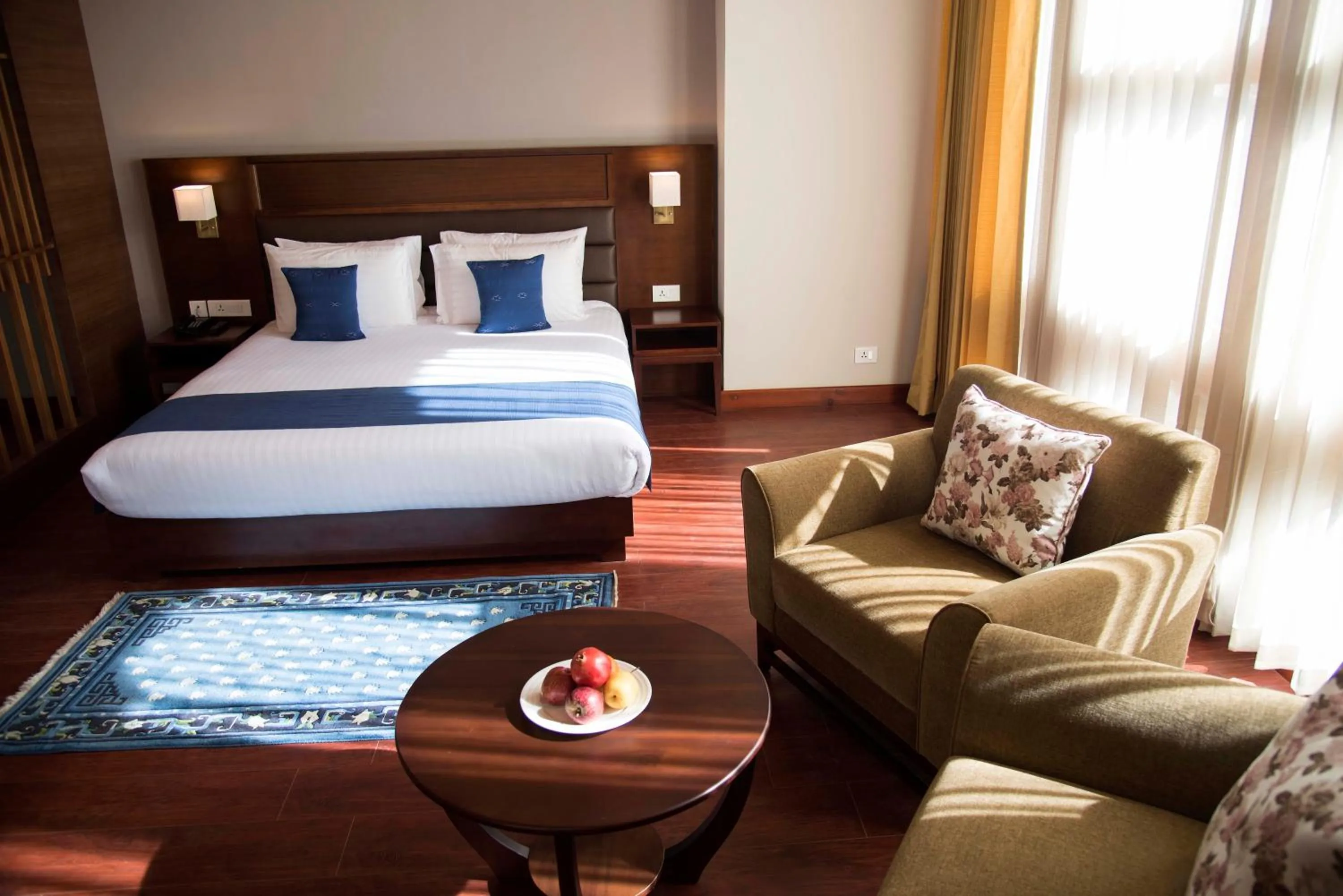 Bed in CityHotel, Thimphu