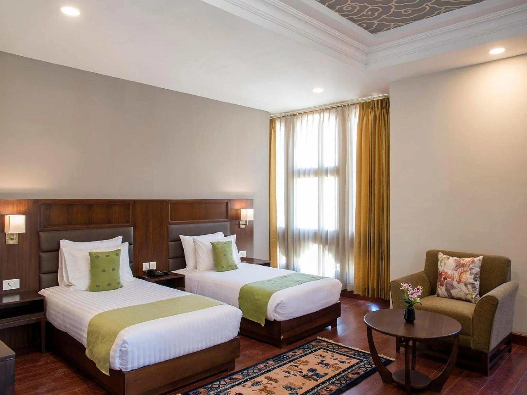 Bed in CityHotel, Thimphu