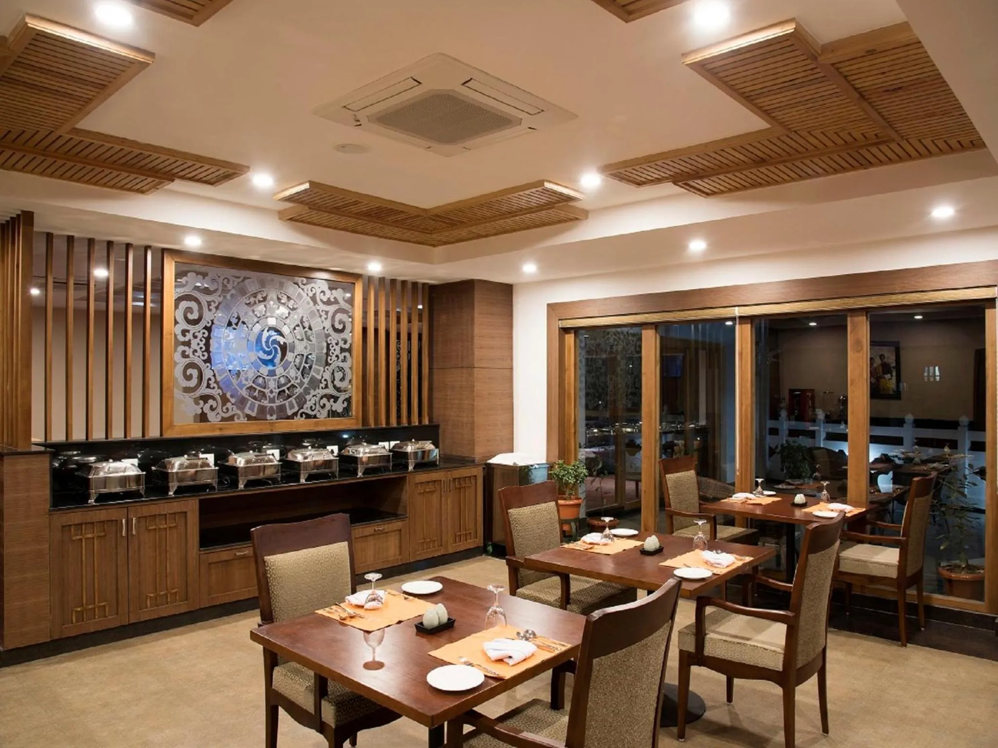 Dining area in CityHotel, Thimphu