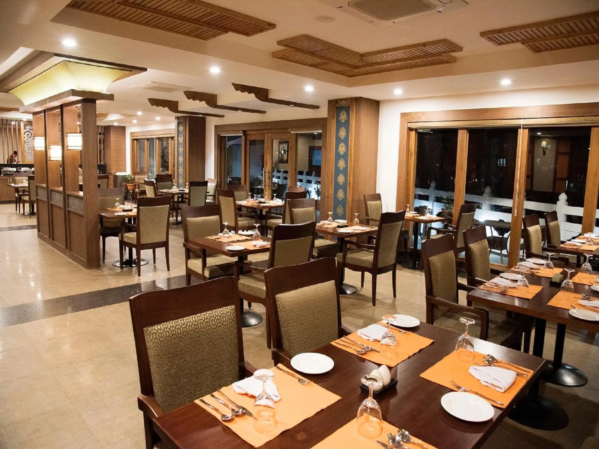 Dining area in CityHotel, Thimphu