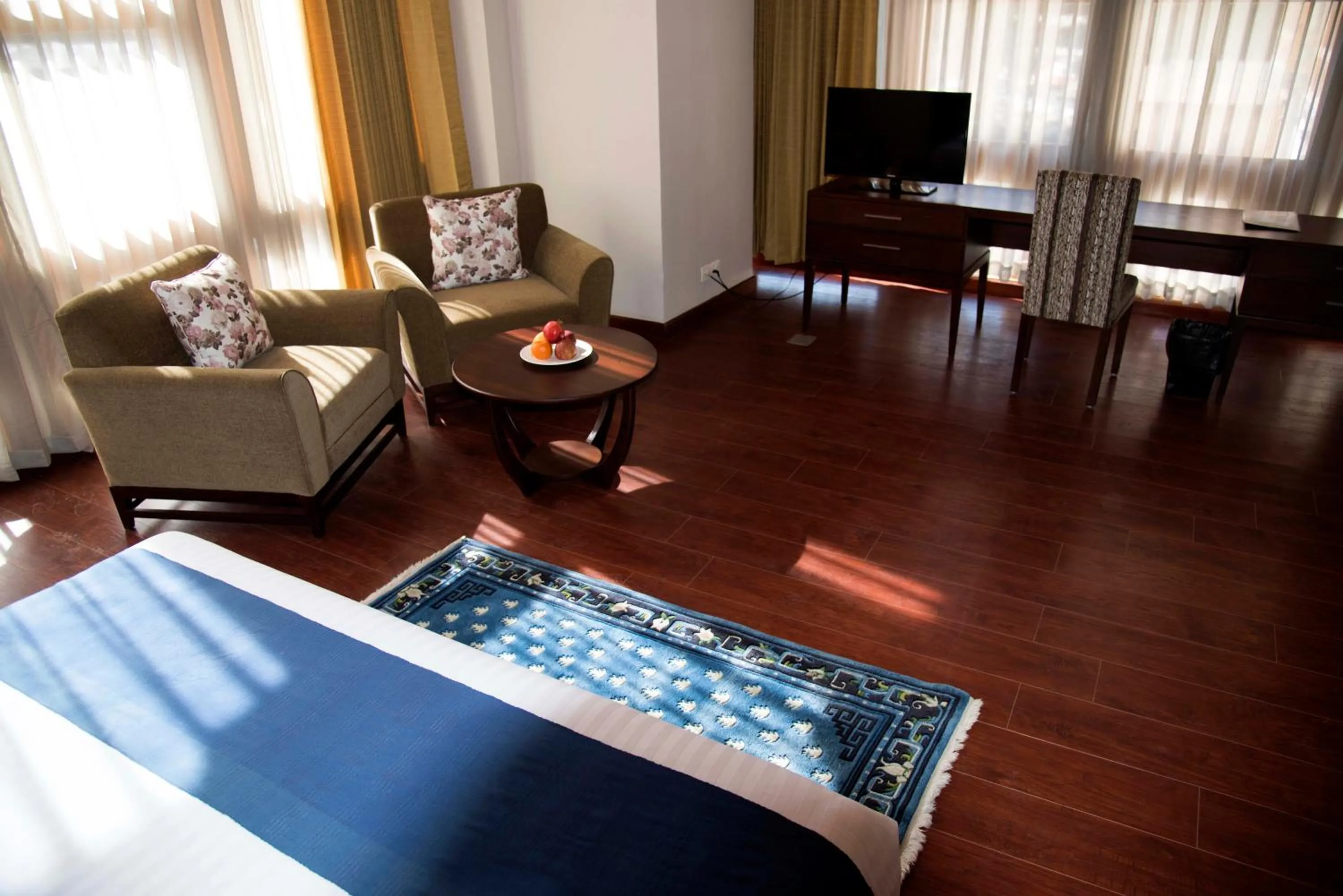 Bed in CityHotel, Thimphu