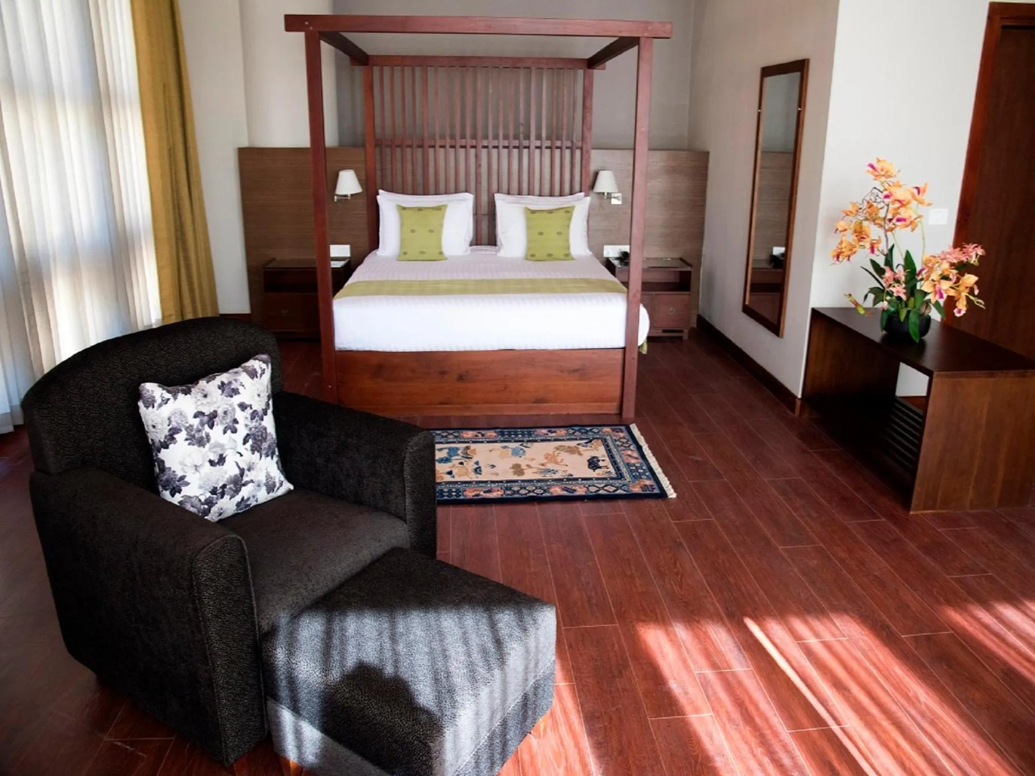 Bed in CityHotel, Thimphu