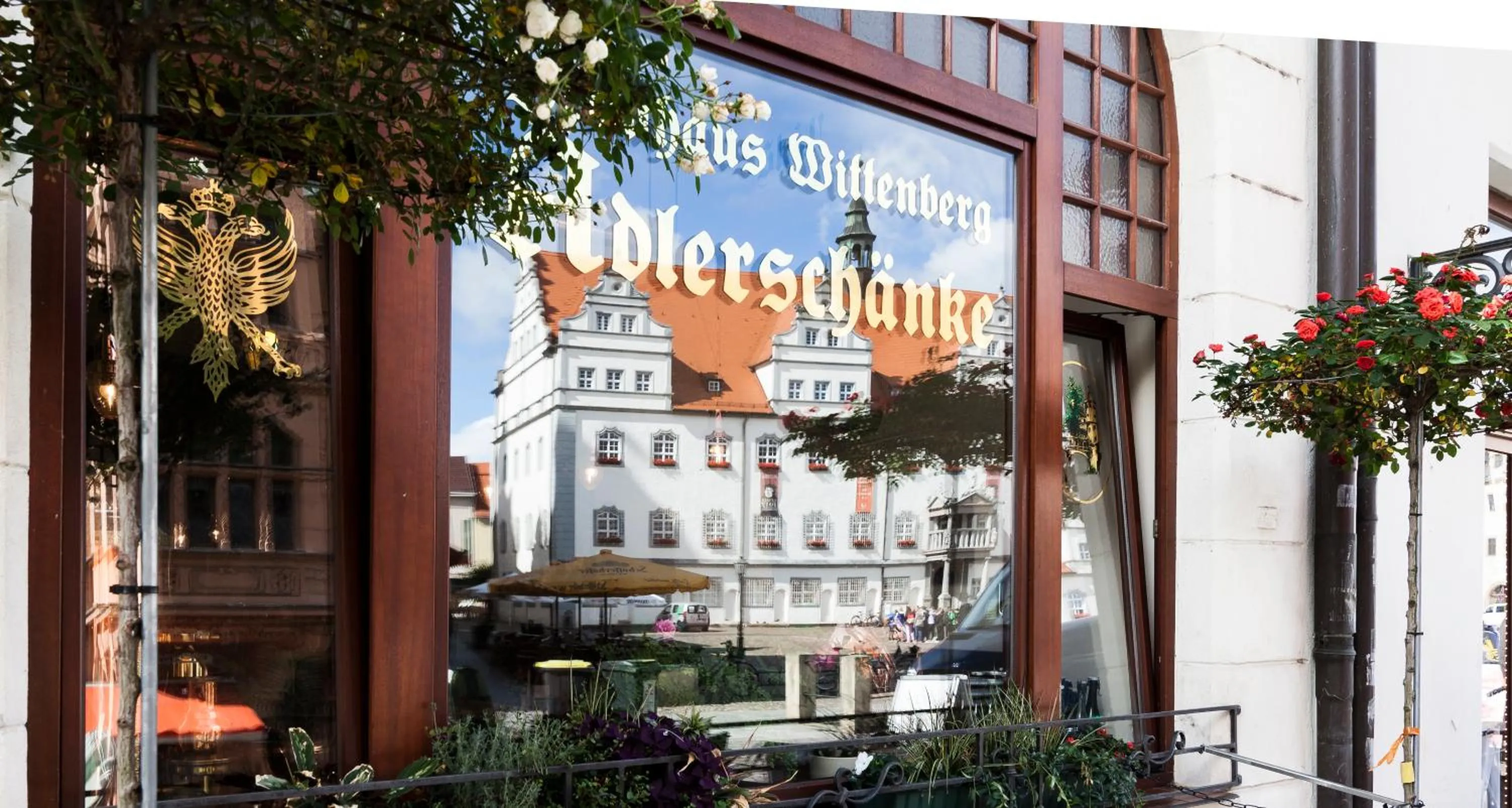 Property building in Hotel Brauhaus Wittenberg