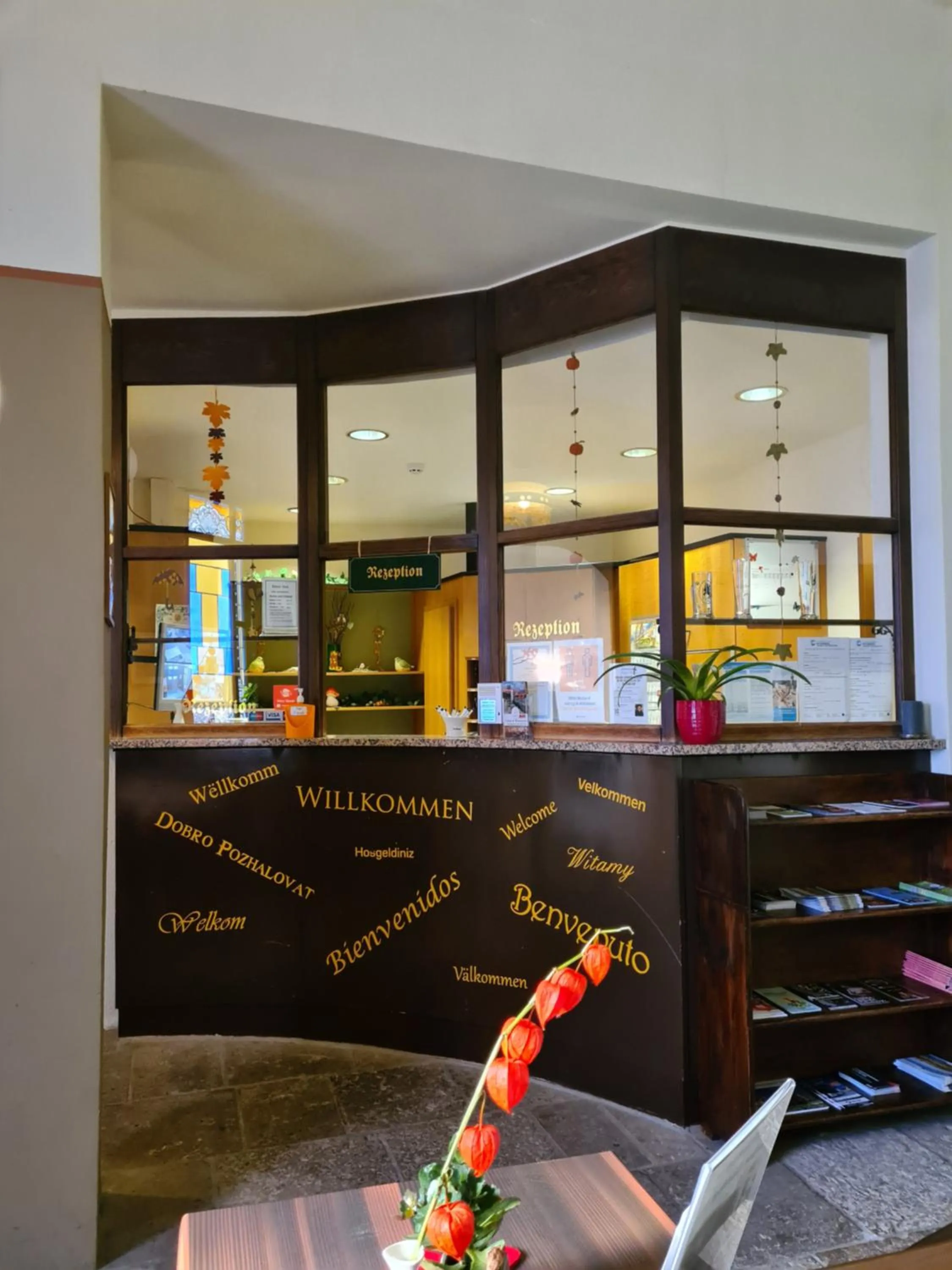 Lobby or reception in Hotel Brauhaus Wittenberg