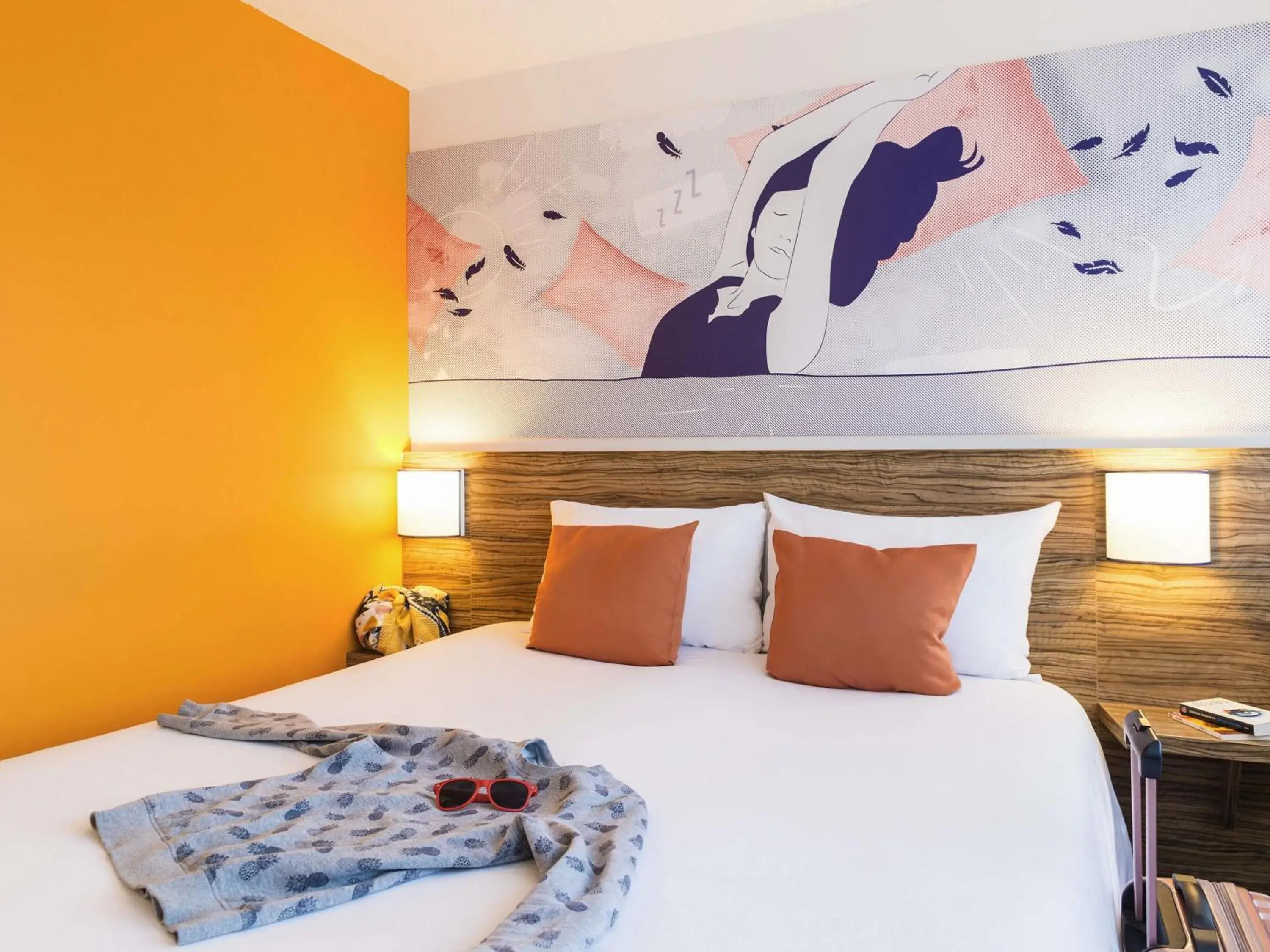 Property building, Bed in ibis Styles Louvain-la-Neuve Hotel and Events Property building, Bed in ibis Styles Louvain-la-Neuve Hotel and Events