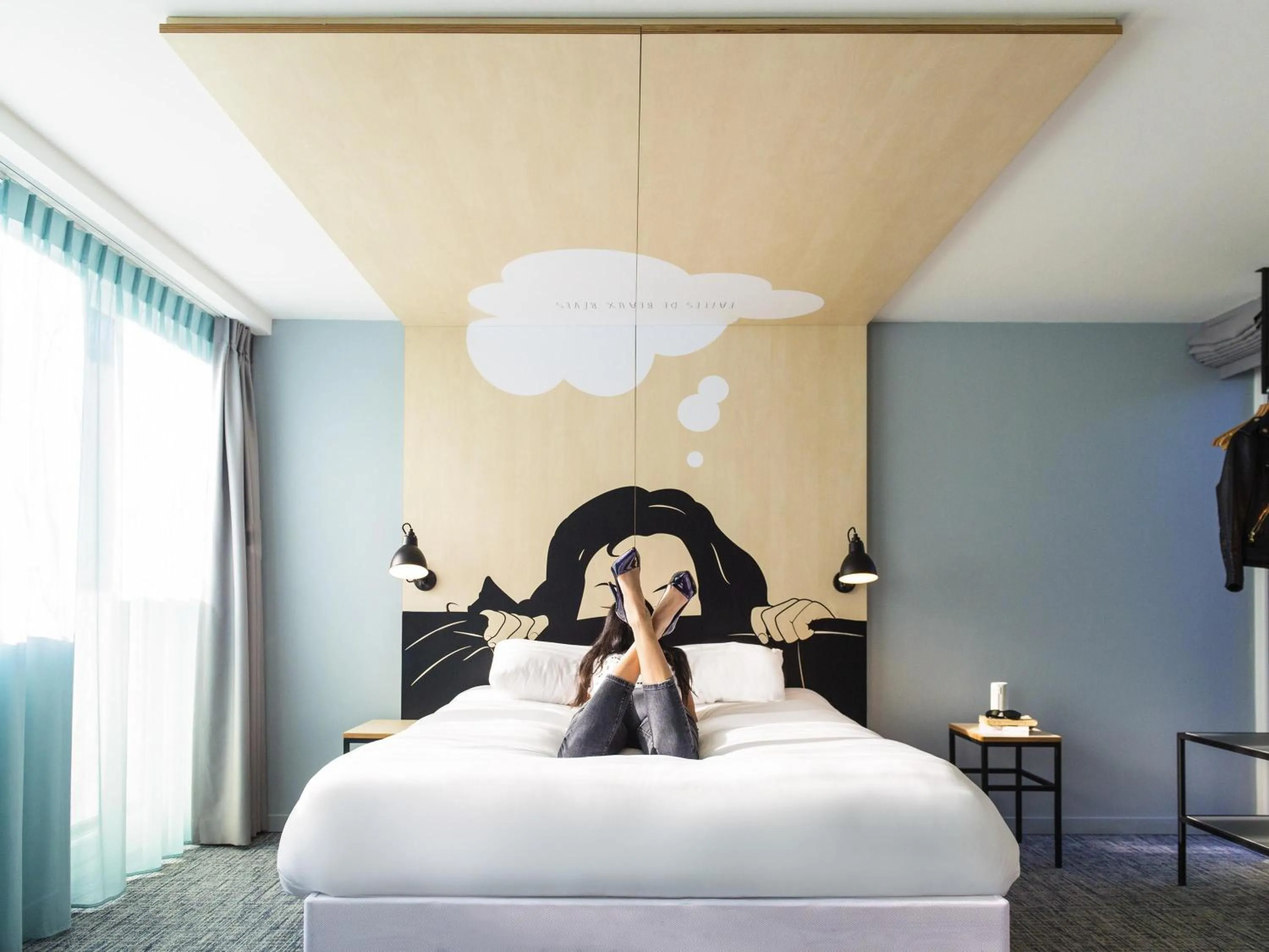 Bedroom, Bed in ibis Styles Louvain-la-Neuve Hotel and Events