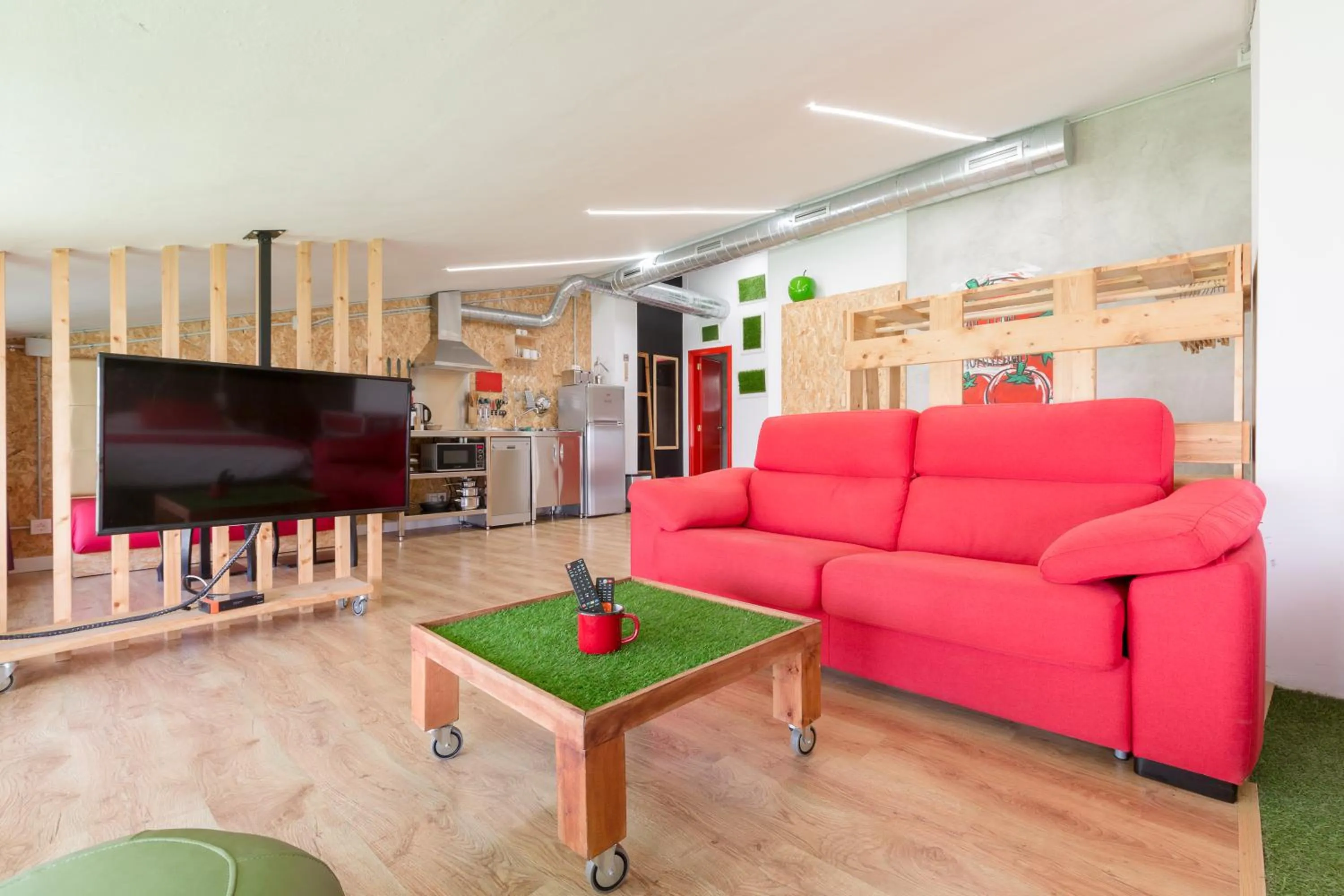 Living room in Tomate Rooms