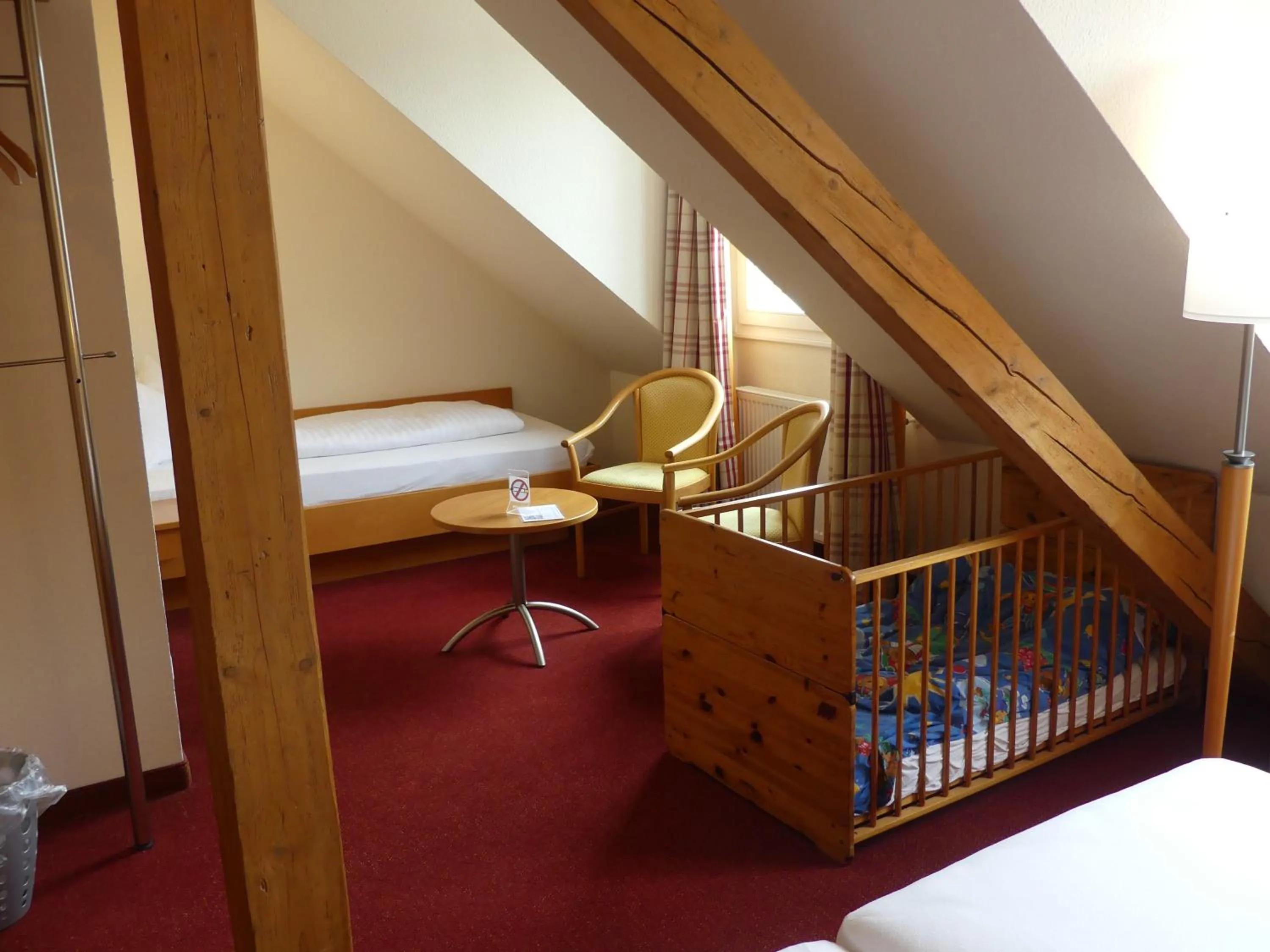 Photo of the whole room, Bed in Landgasthaus Hotel Eggert