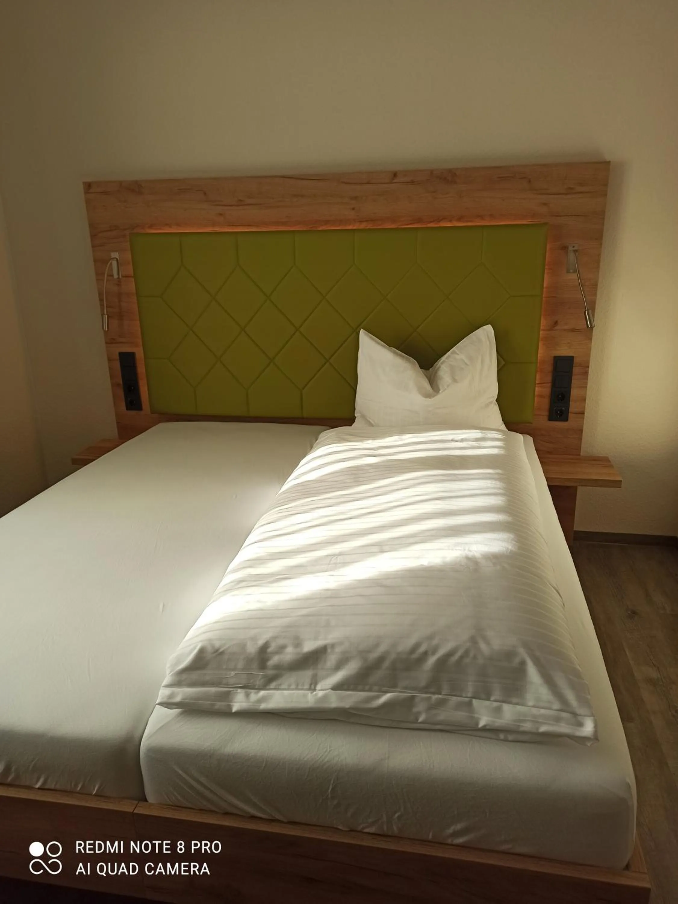 Photo of the whole room, Bed in Landgasthaus Hotel Eggert