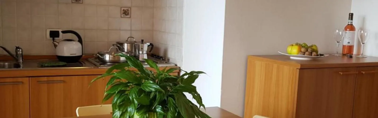 Kitchen or kitchenette in Hotel Galassia