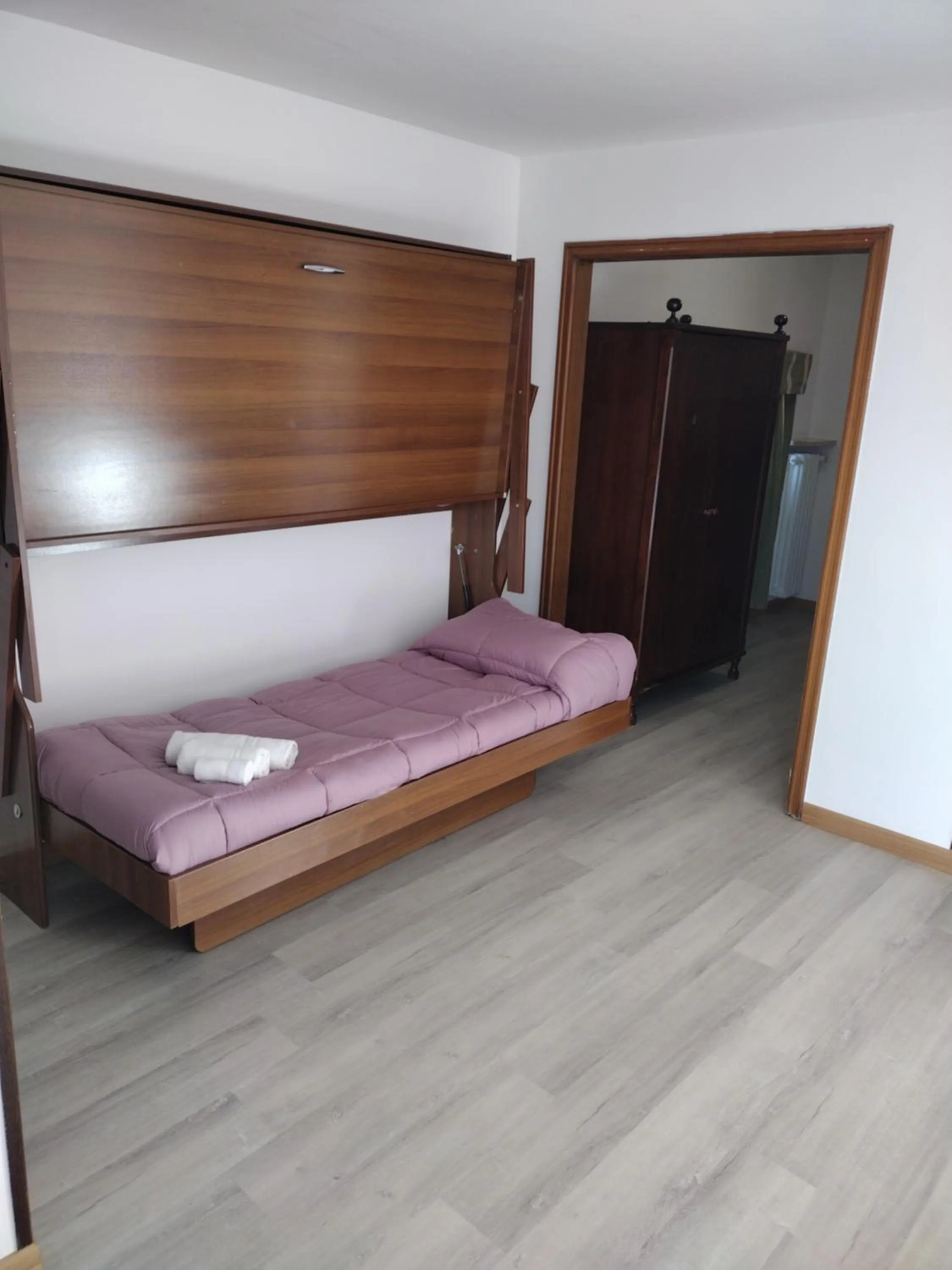 Bed in Hotel Galassia