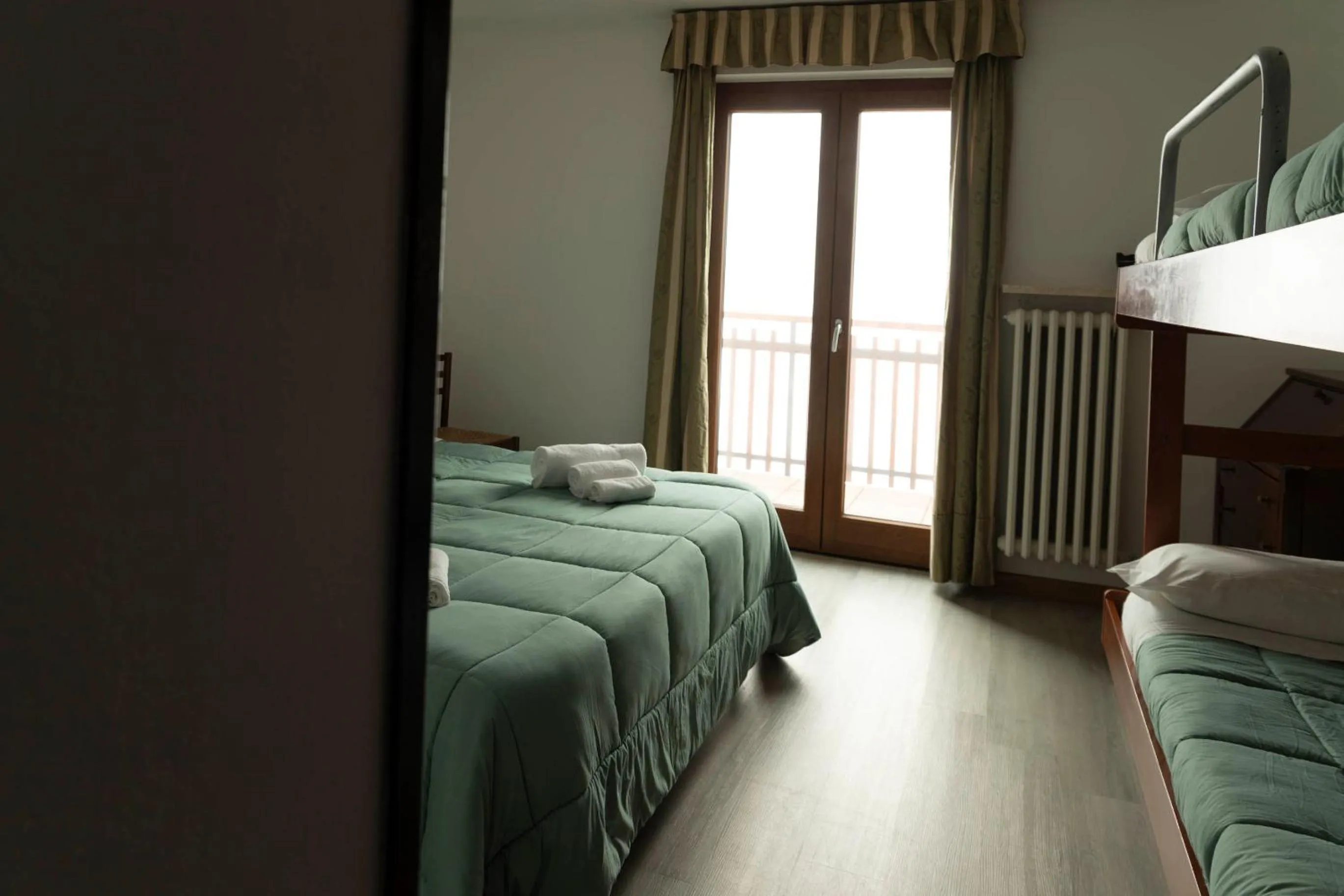 View (from property/room), Bed in Hotel Galassia