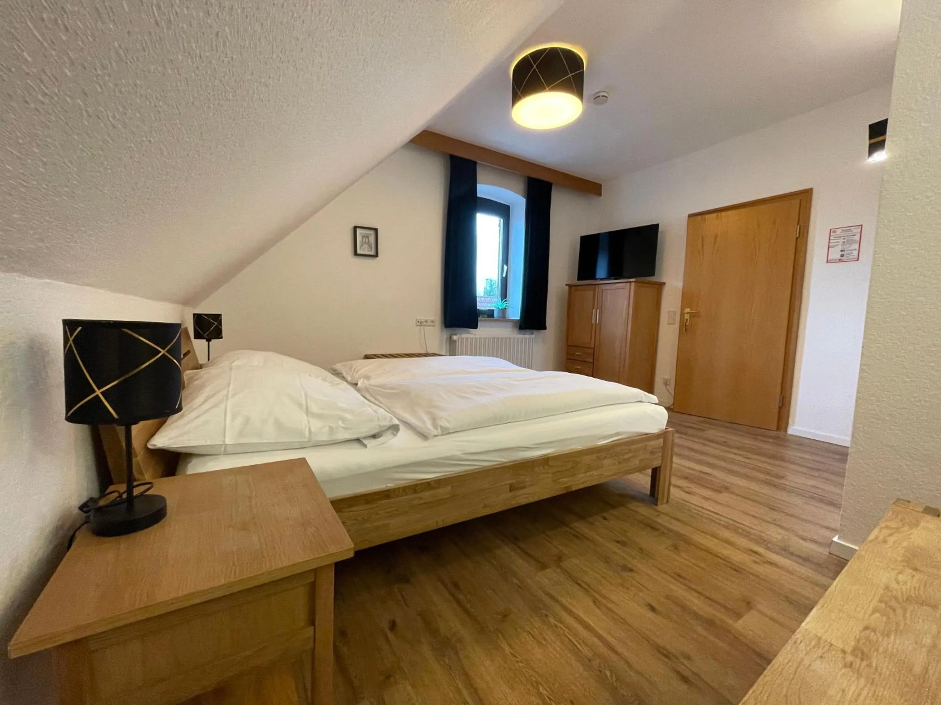 Bed in Hotel Wolfsjäger