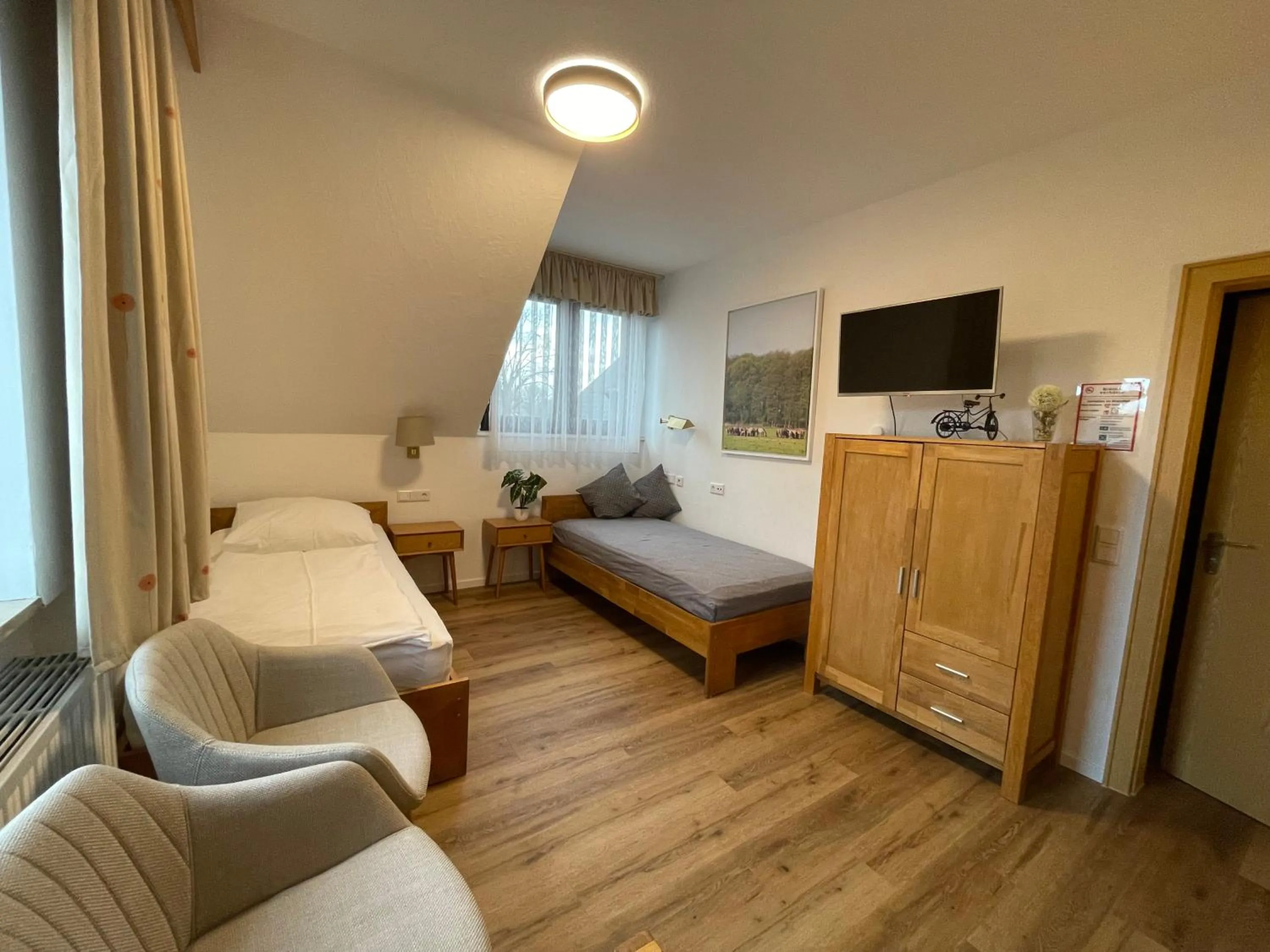 Bed in Hotel Wolfsjäger