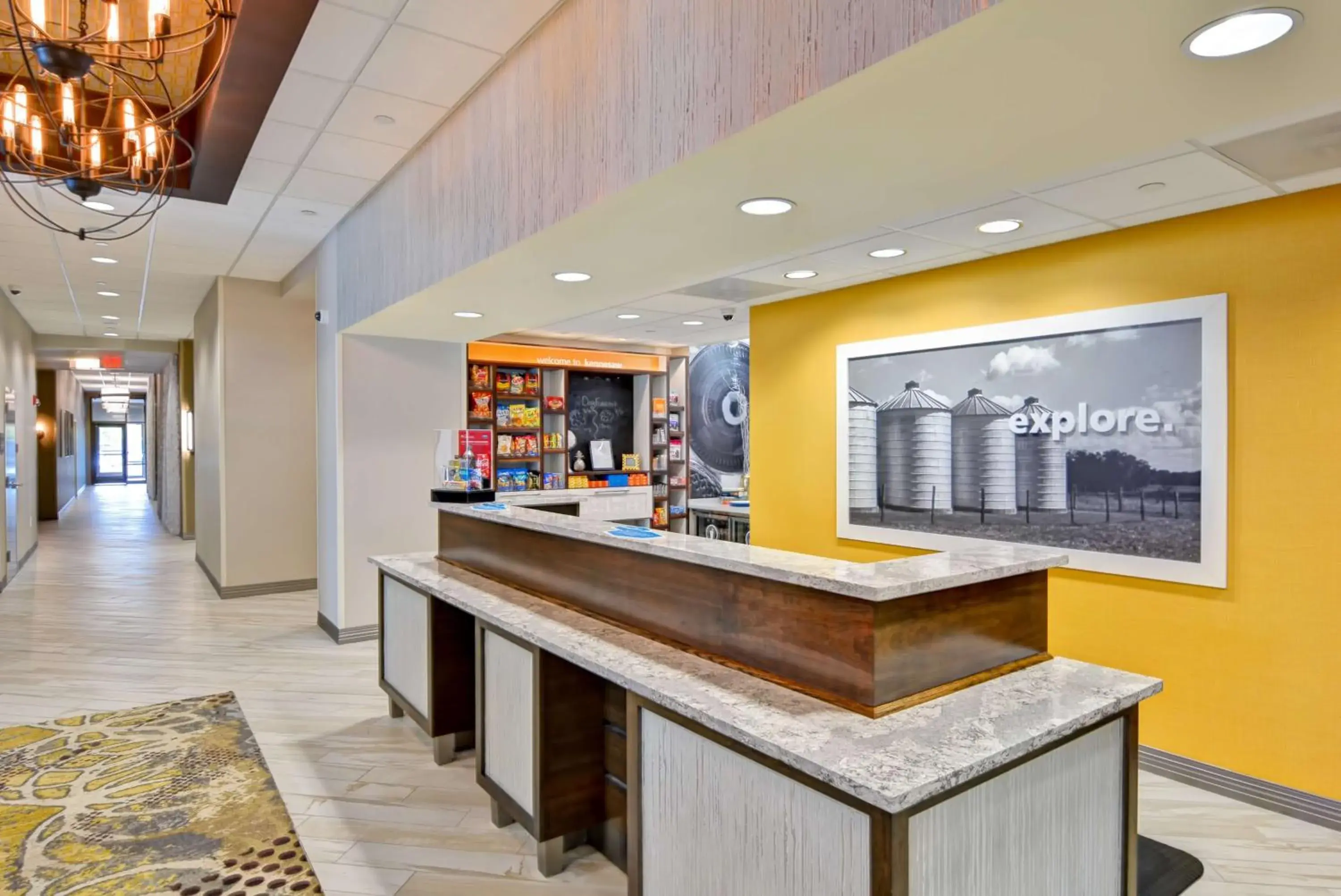 Lobby or reception in Hampton Inn Atlanta Kennesaw Lobby or reception in Hampton Inn Atlanta Kennesaw