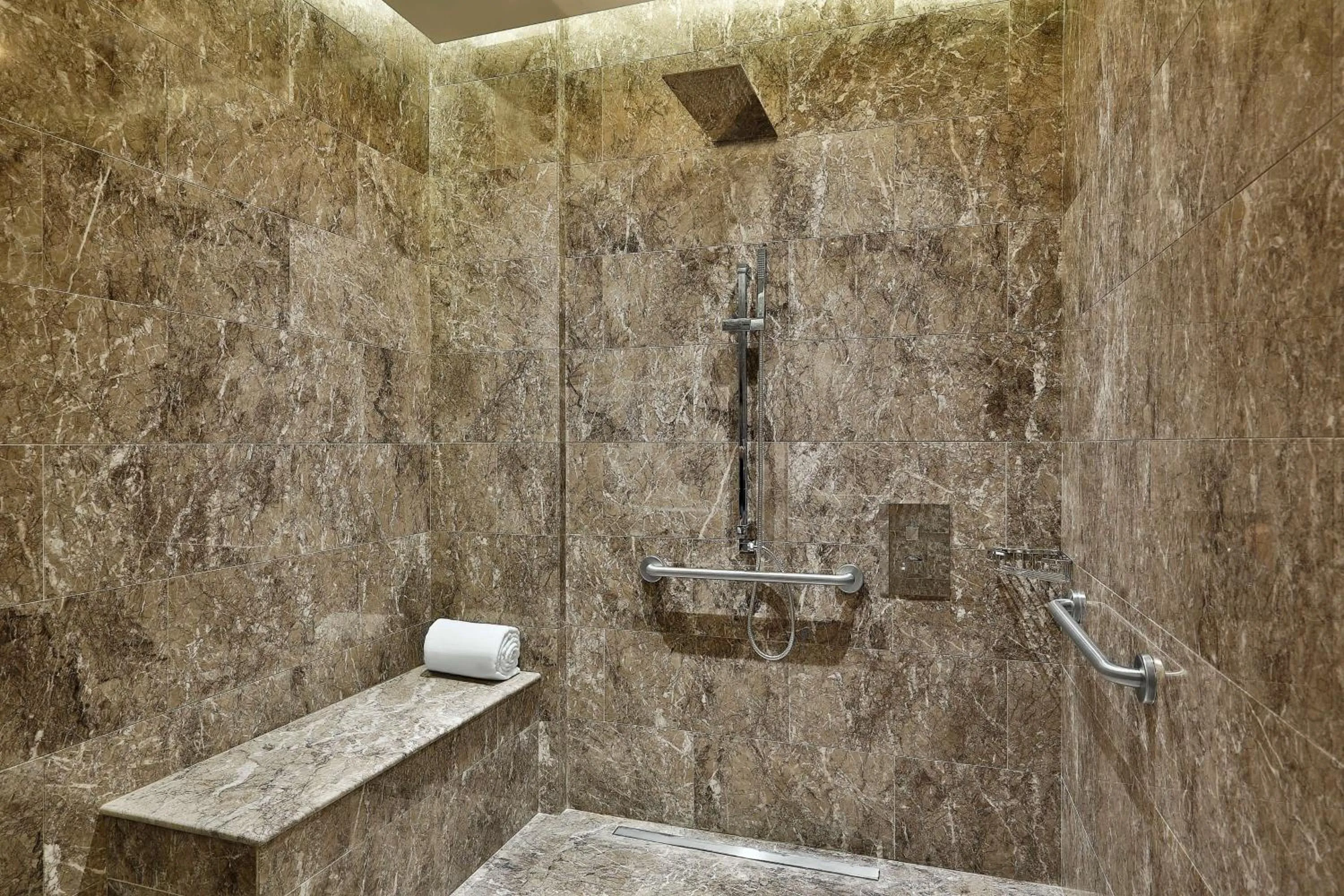 Bathroom in AlRayyan Hotel Doha, Curio Collection by Hilton