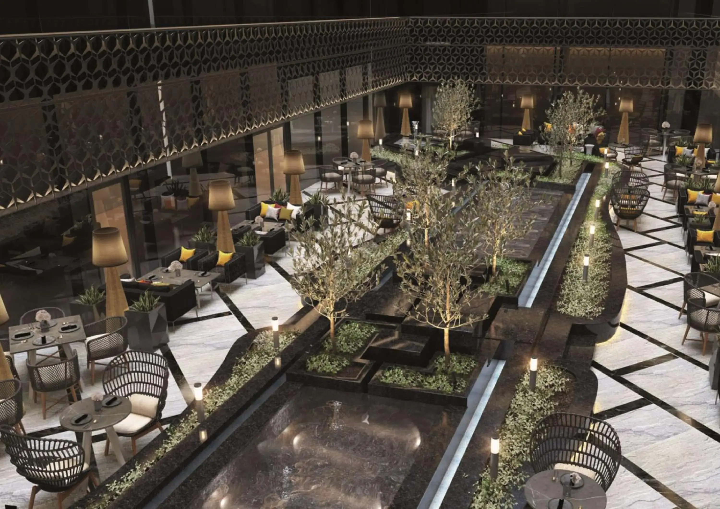 Restaurant/places to eat in AlRayyan Hotel Doha, Curio Collection by Hilton Restaurant/places to eat in AlRayyan Hotel Doha, Curio Collection by Hilton