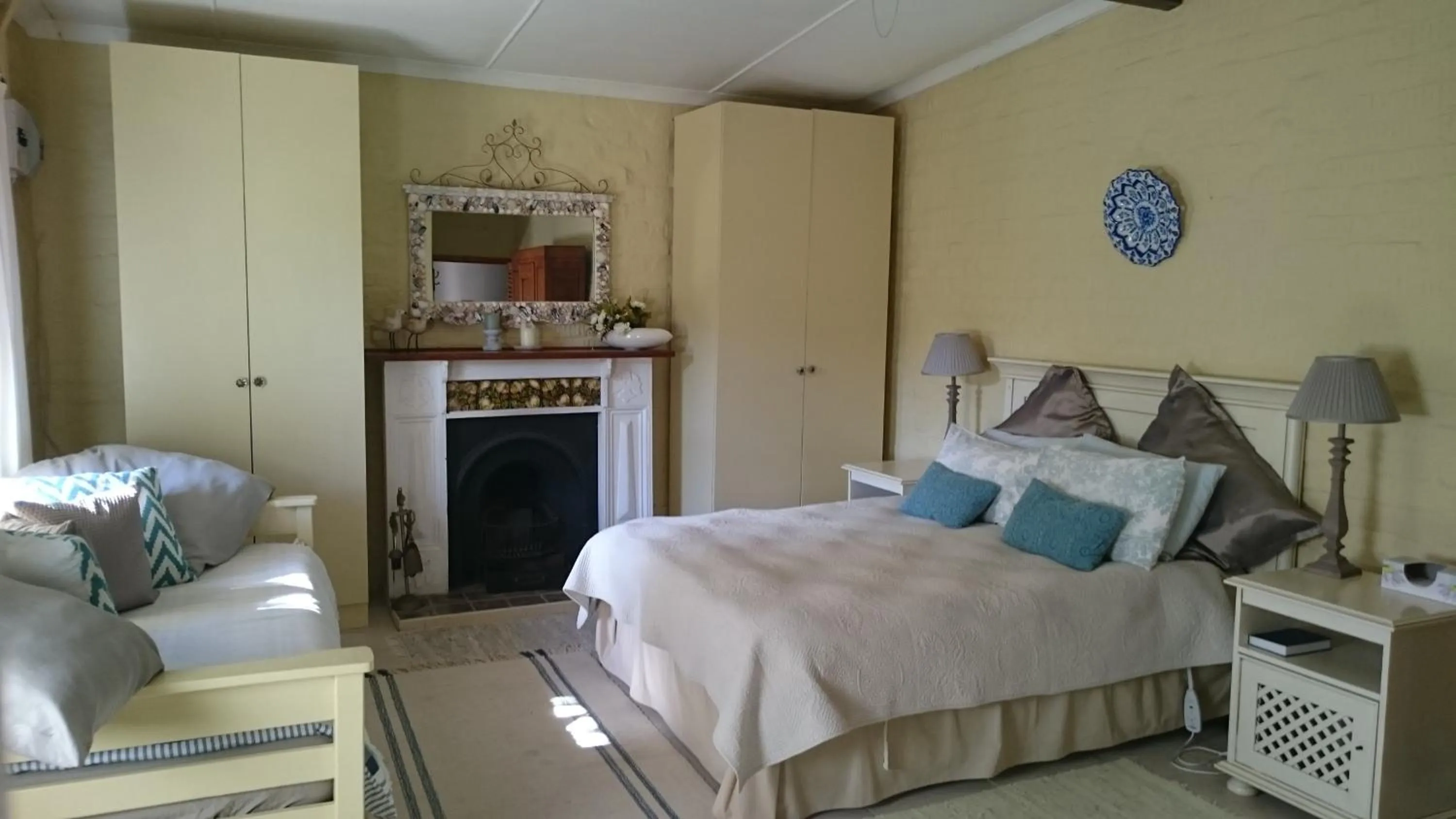 Bed in Abigail's Garden Cottage