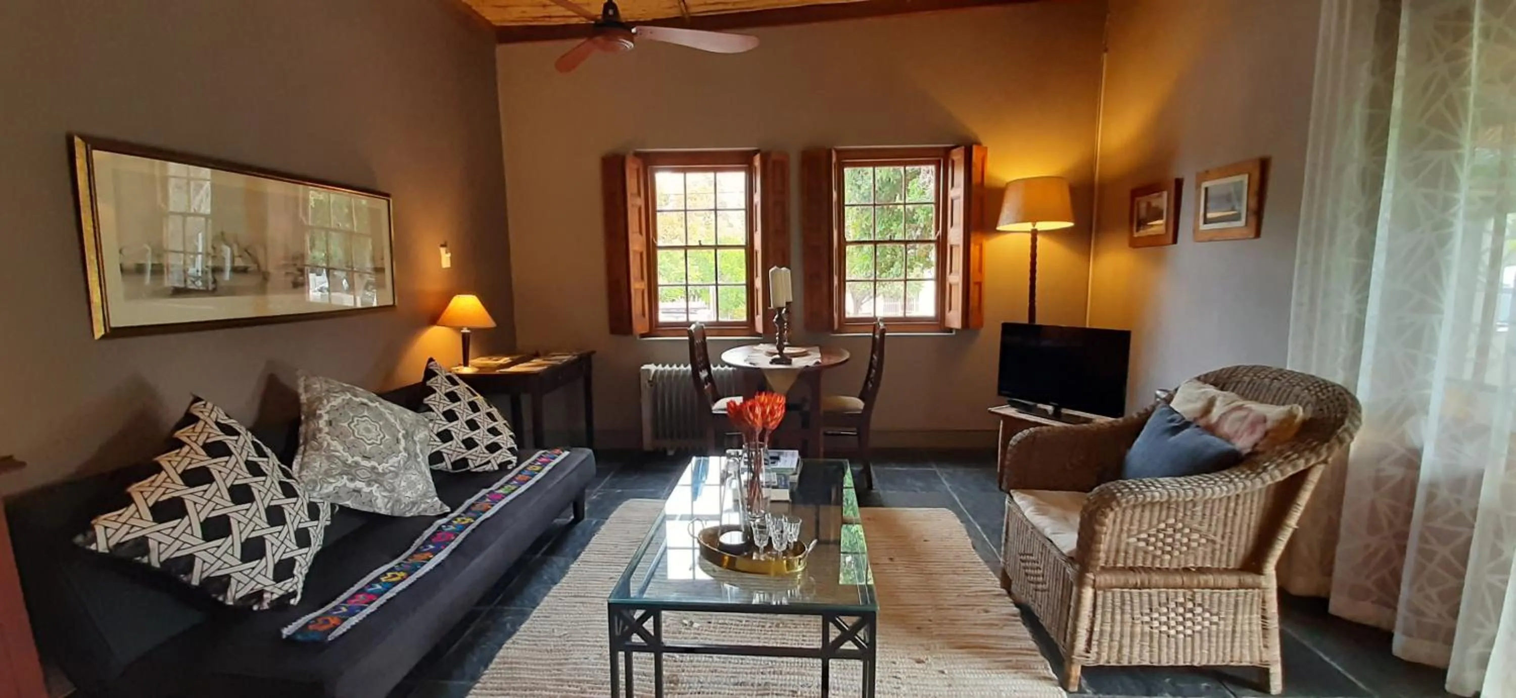 Living room in Abigail's Garden Cottage