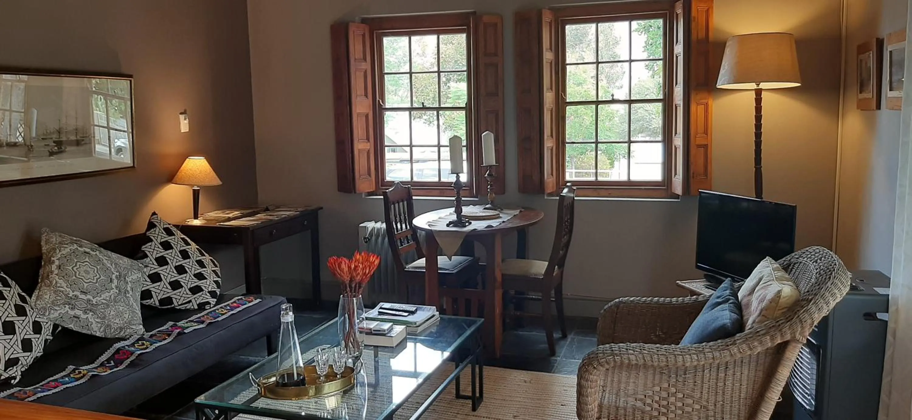 Living room in Abigail's Garden Cottage