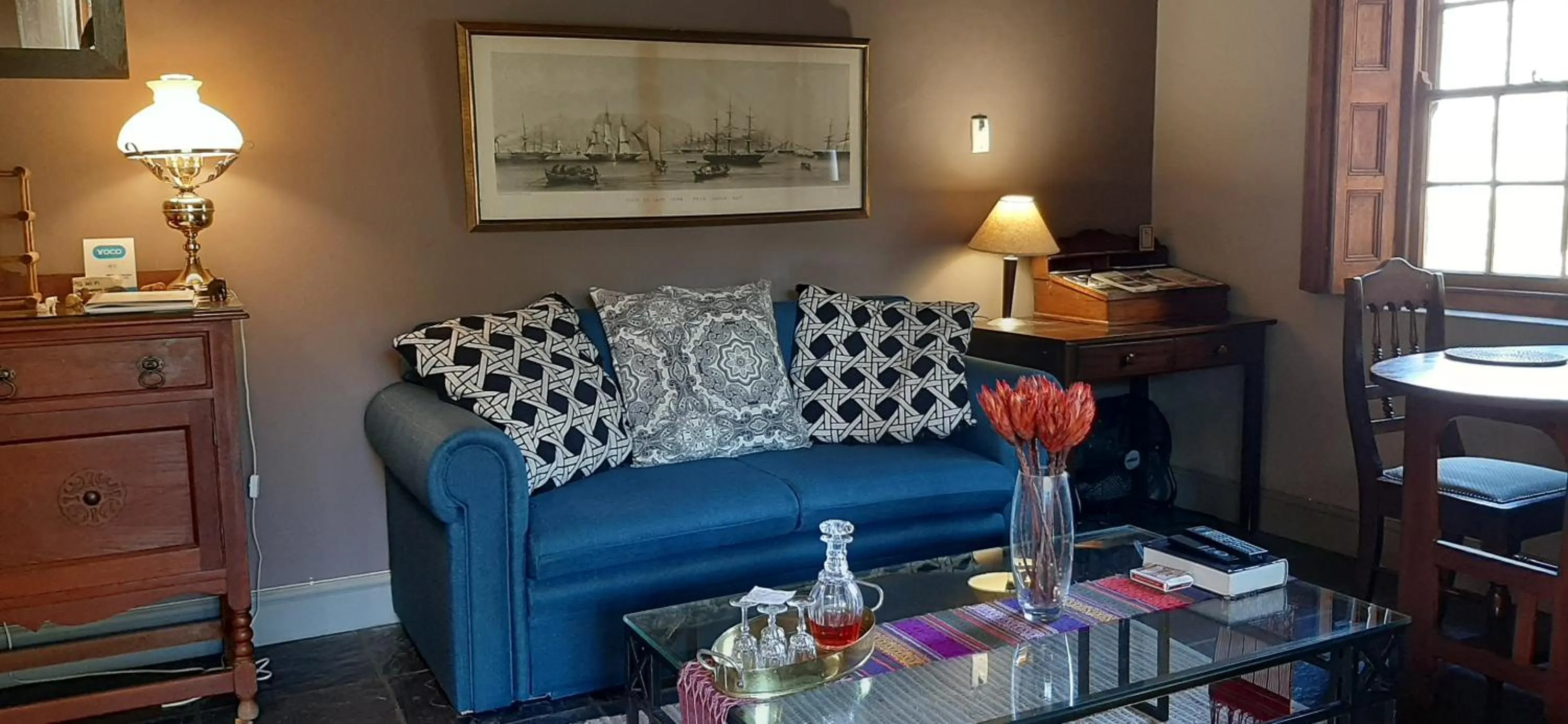 Living room in Abigail's Garden Cottage