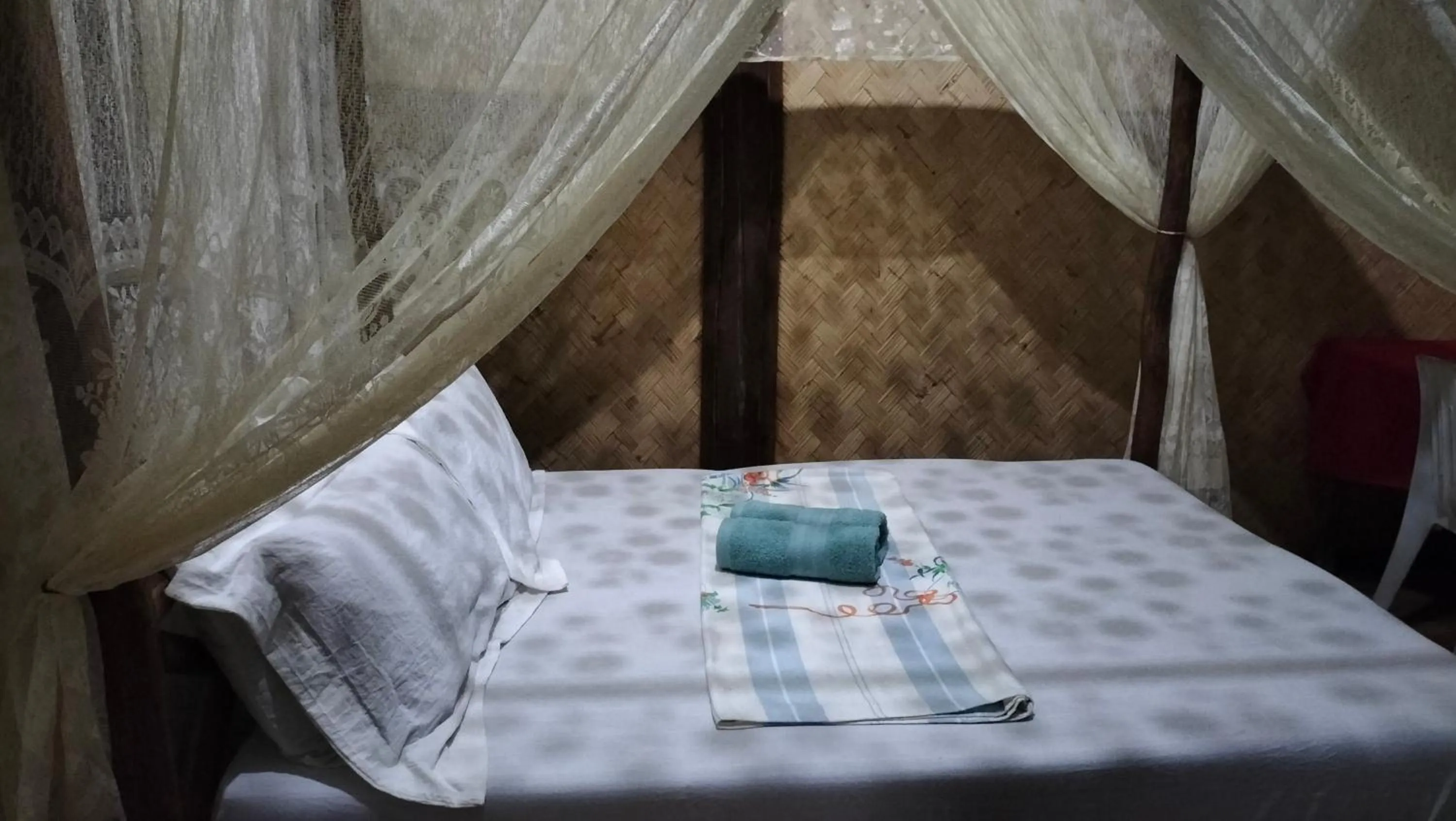 Bed in Erlittop Nature Lodge