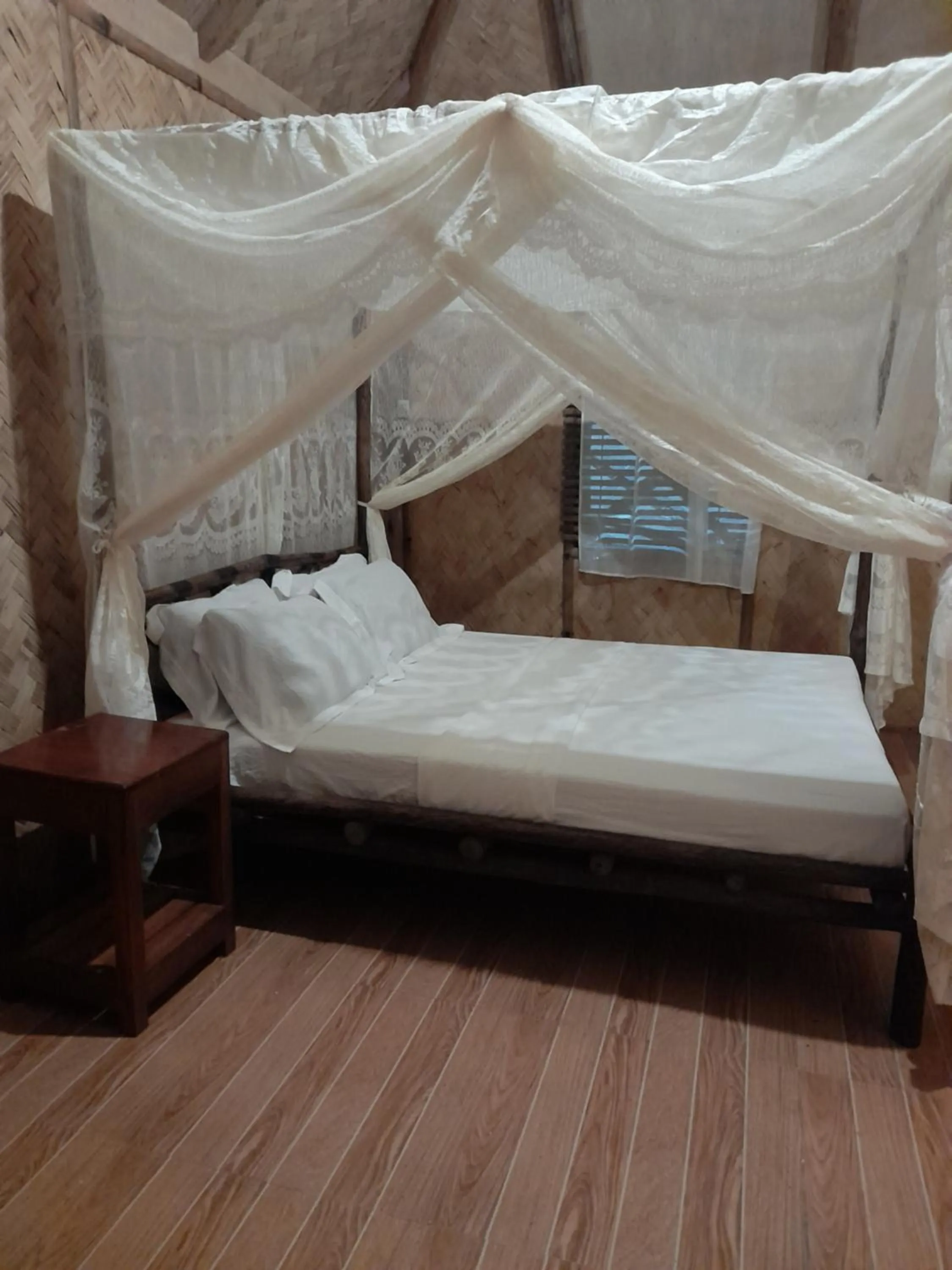 Bed in Erlittop Nature Lodge