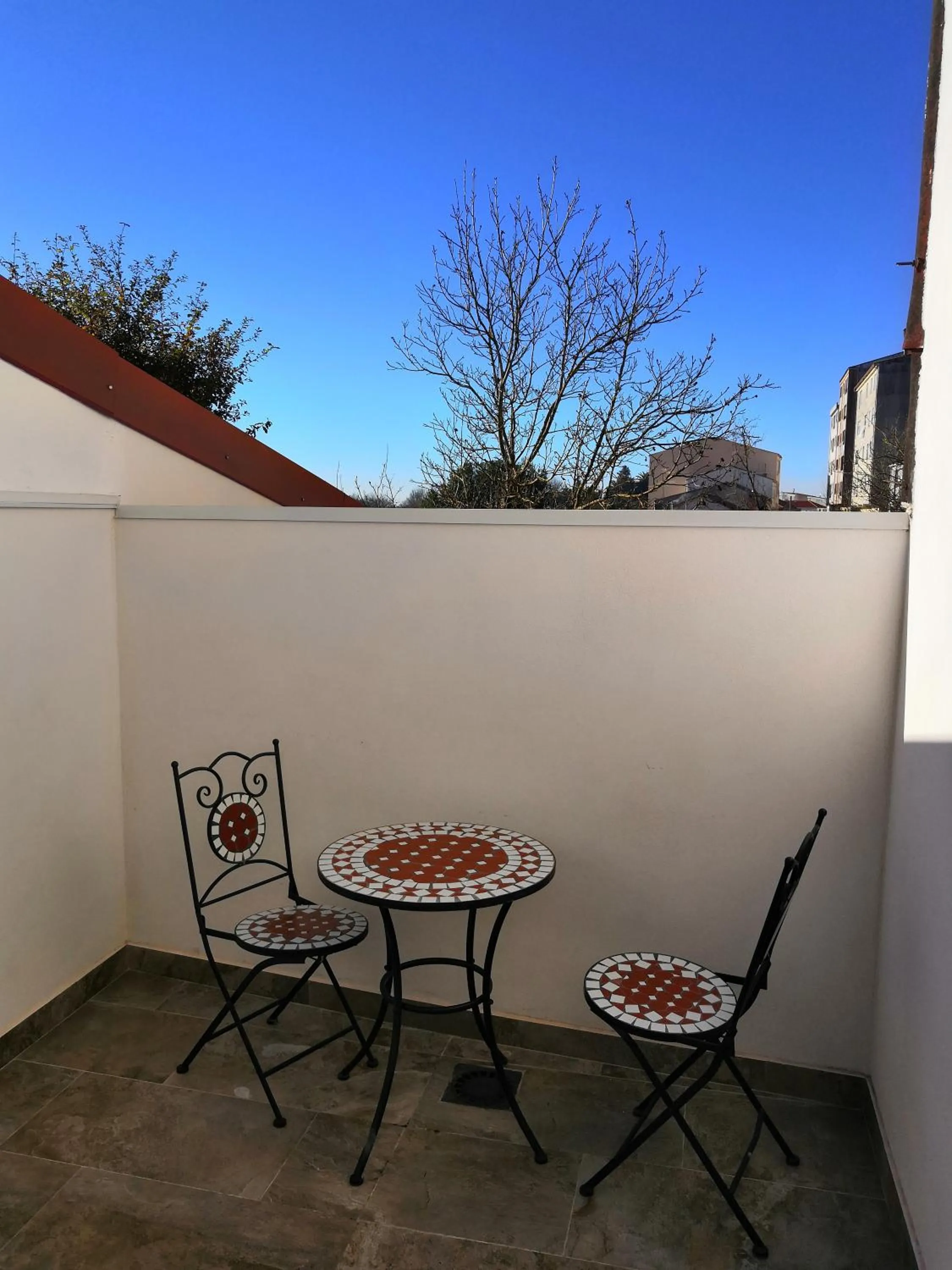 Balcony/Terrace in Albergue Pensión Cima do Lugar
